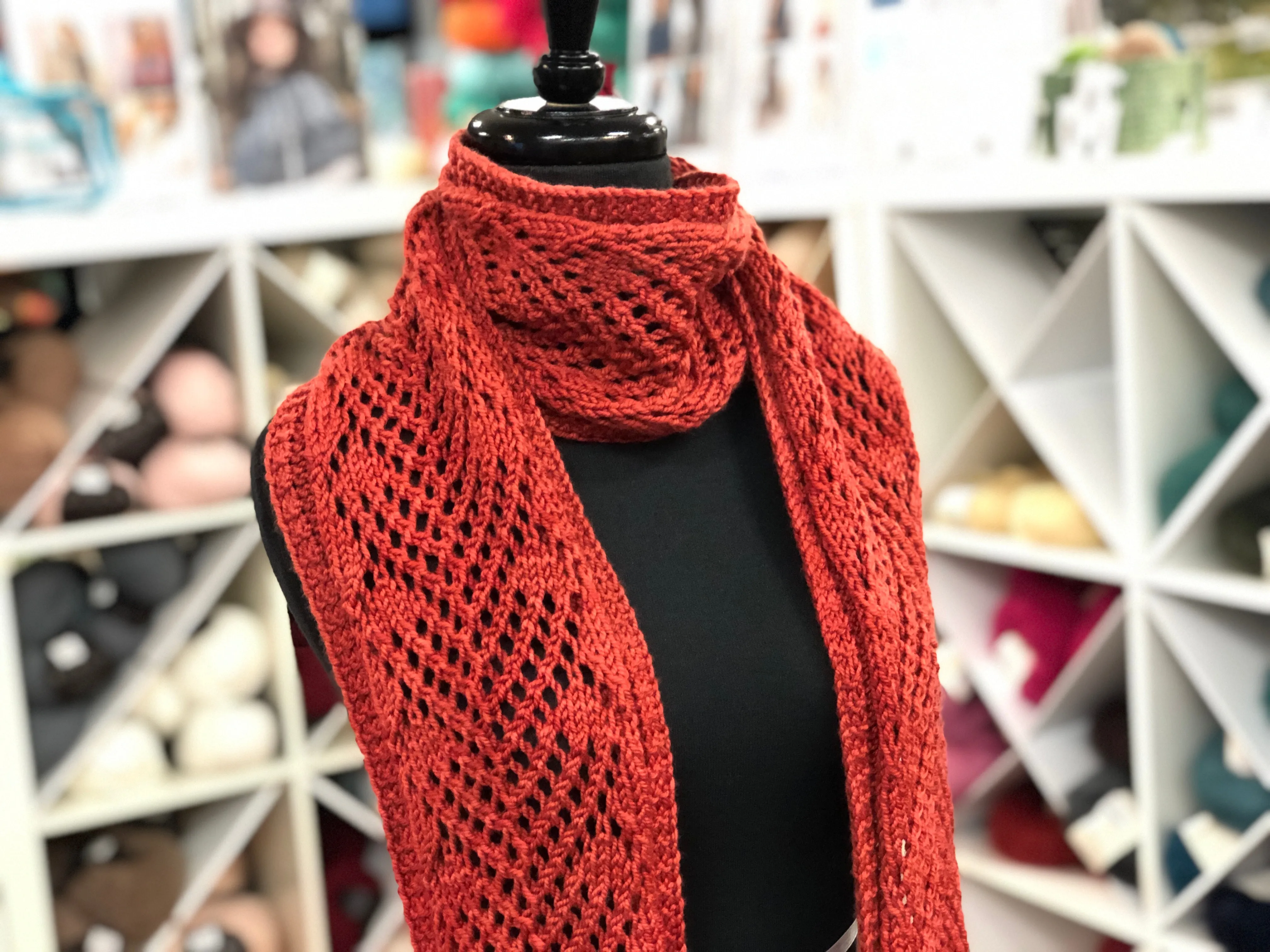 Rose Scarf Knitting Pattern Download