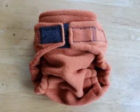 Rust Fleecy Diaper Cover