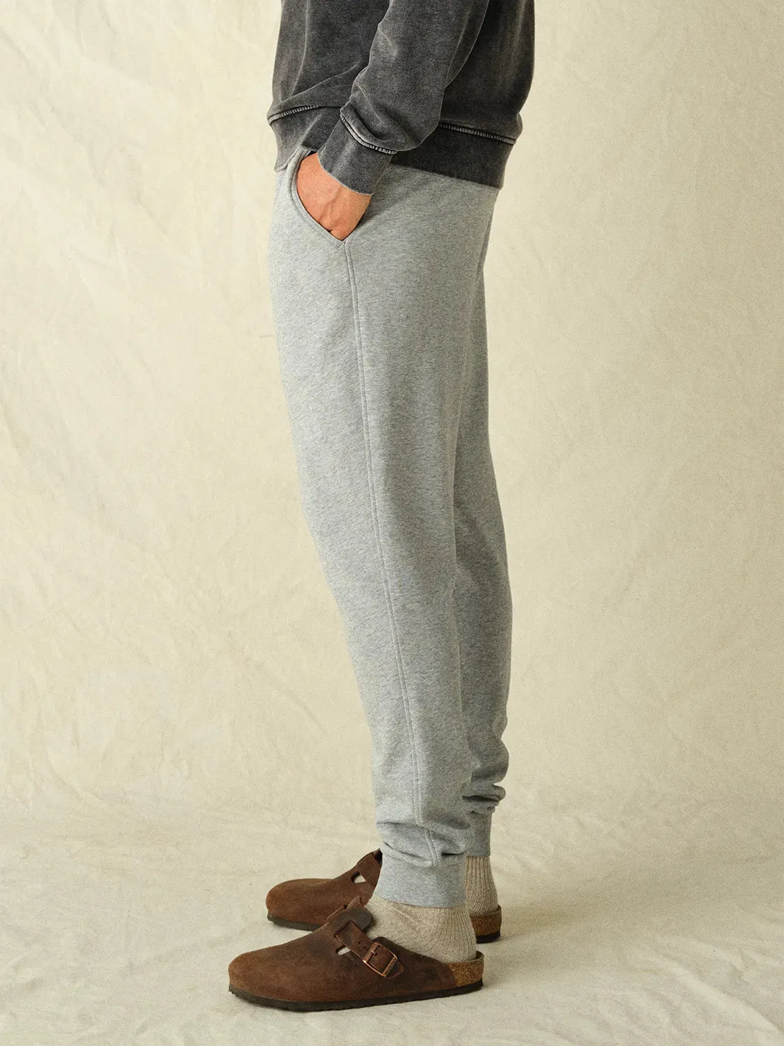 Saltaire Sweatpant | Heather Grey