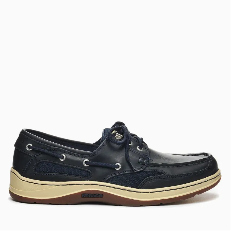 Sebago Men's Clovehitch Waxed Leather Boat Shoe