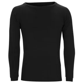 Sherpa Merino Long Sleeve Top - Black