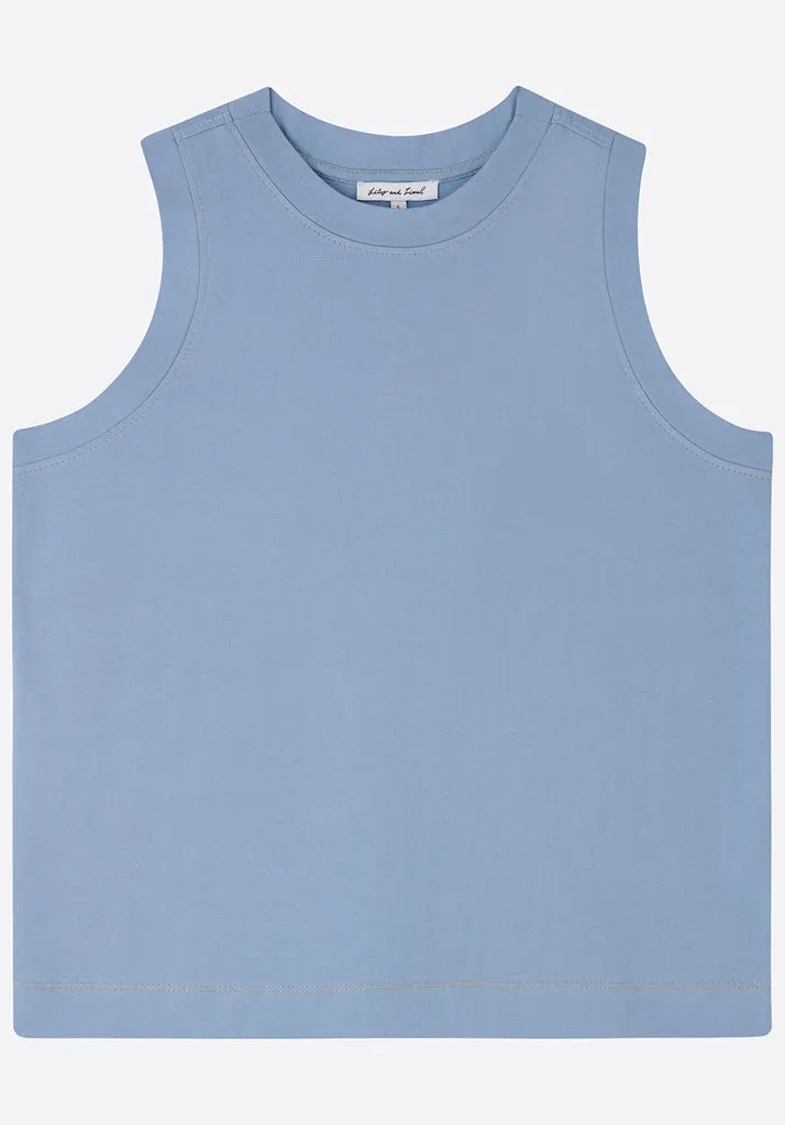 Skye Sleeveless Tank In Blue