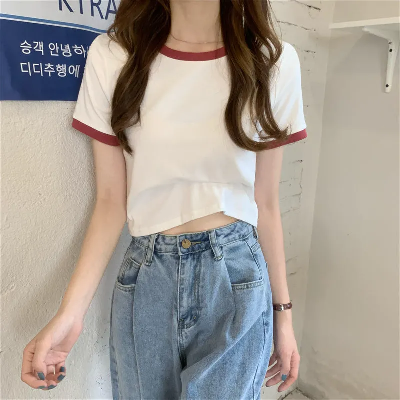 Slim Short Top women