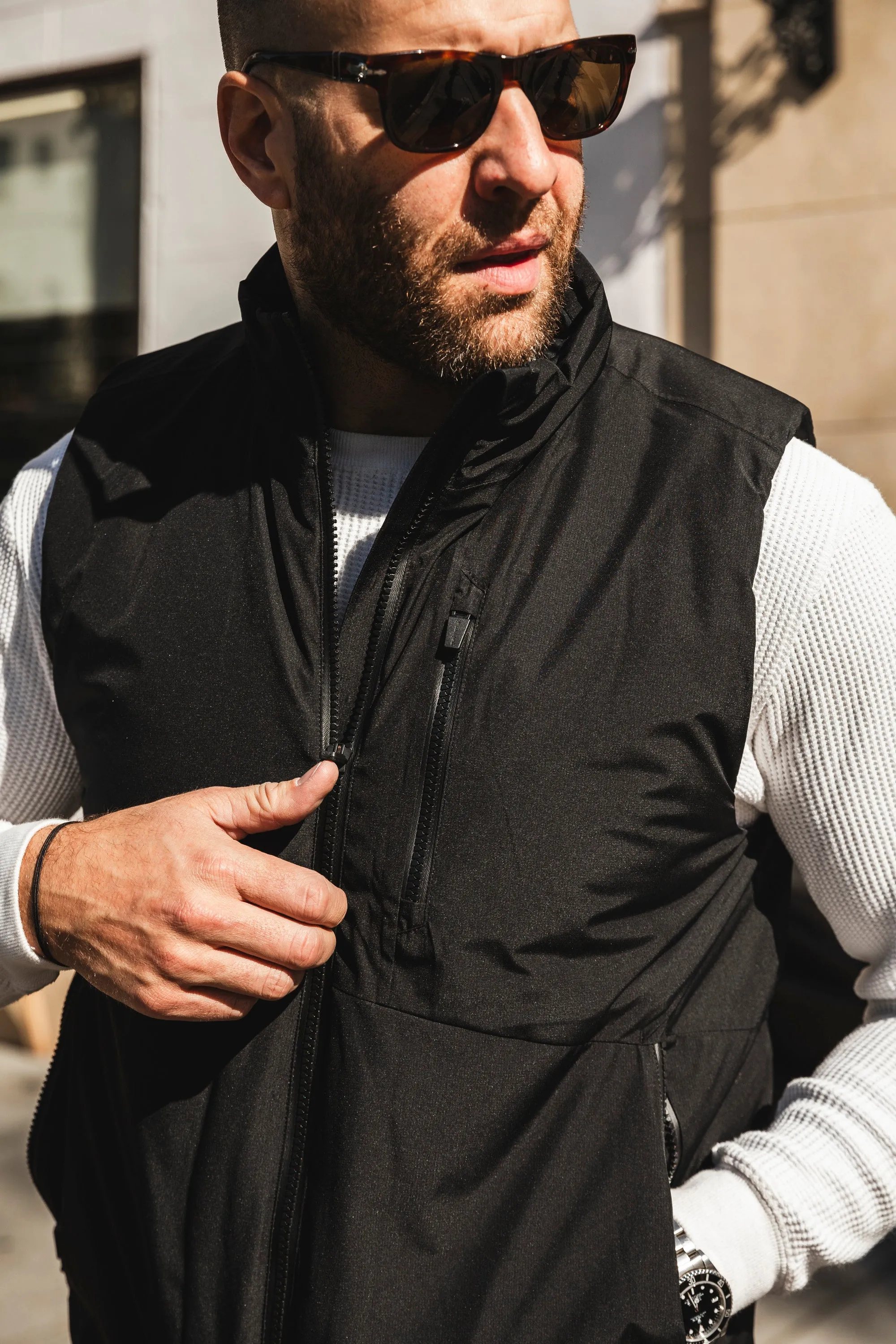 Snow Peak - Gore Windstopper Vest - Black