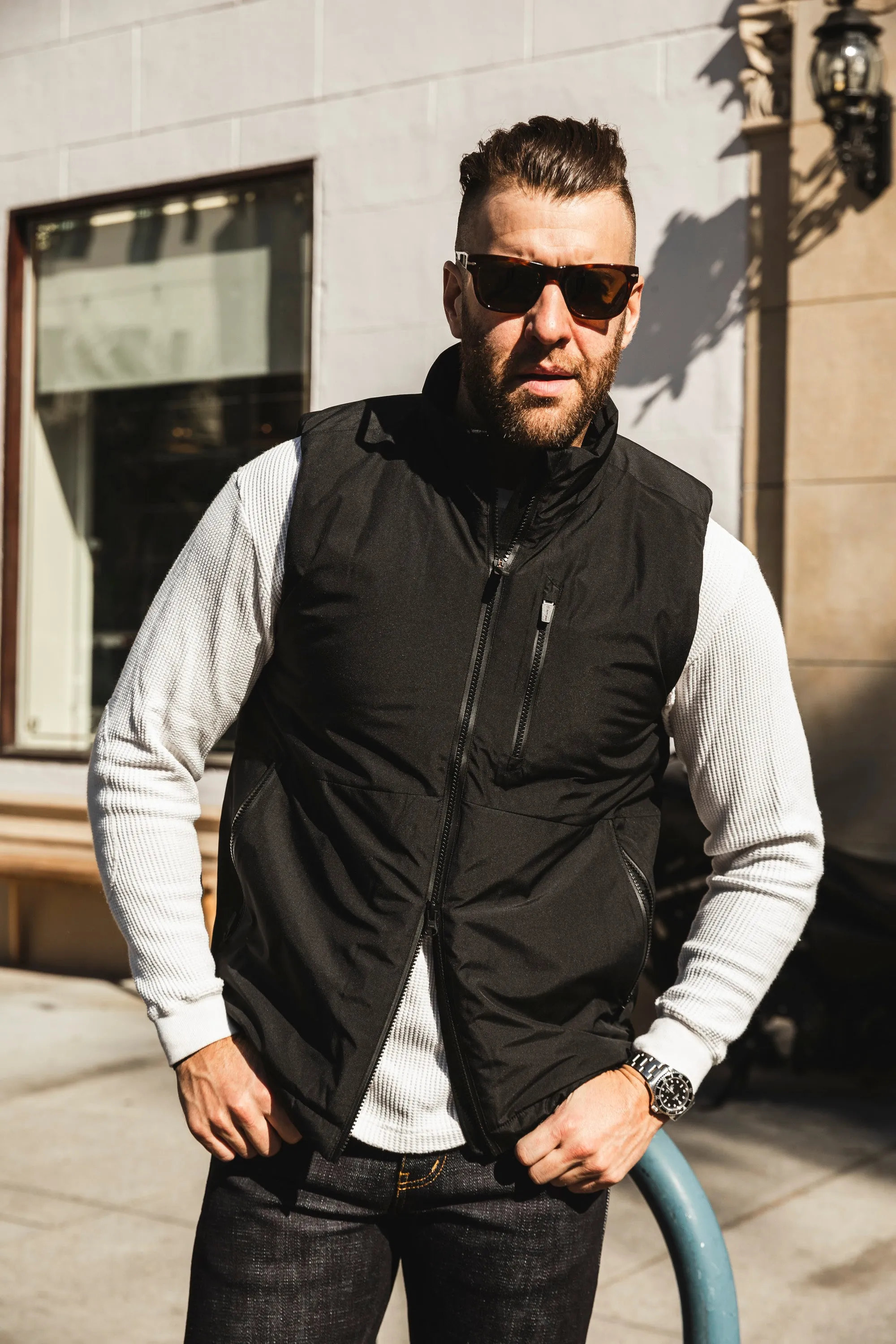 Snow Peak - Gore Windstopper Vest - Black