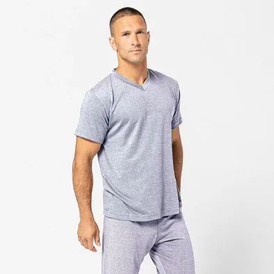 SS Mens IR V Neck Sleepwear Shirt