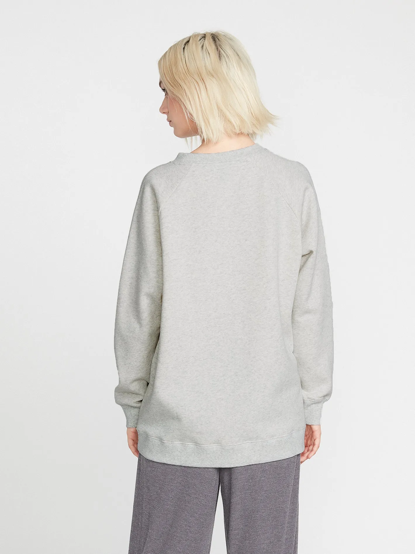 Stone Magic Boyfriend Sweatshirt - Light Grey