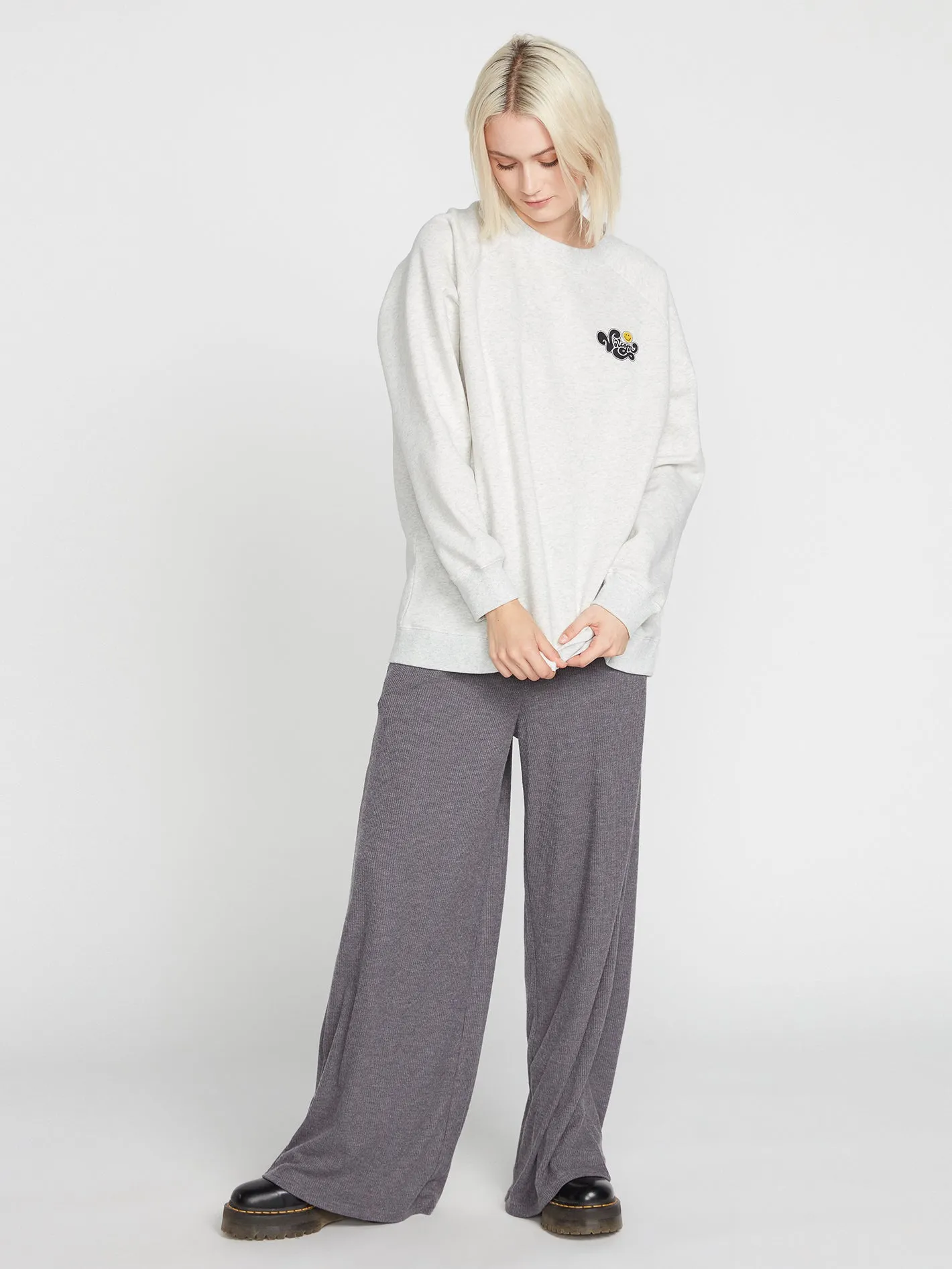 Stone Magic Boyfriend Sweatshirt - Light Grey