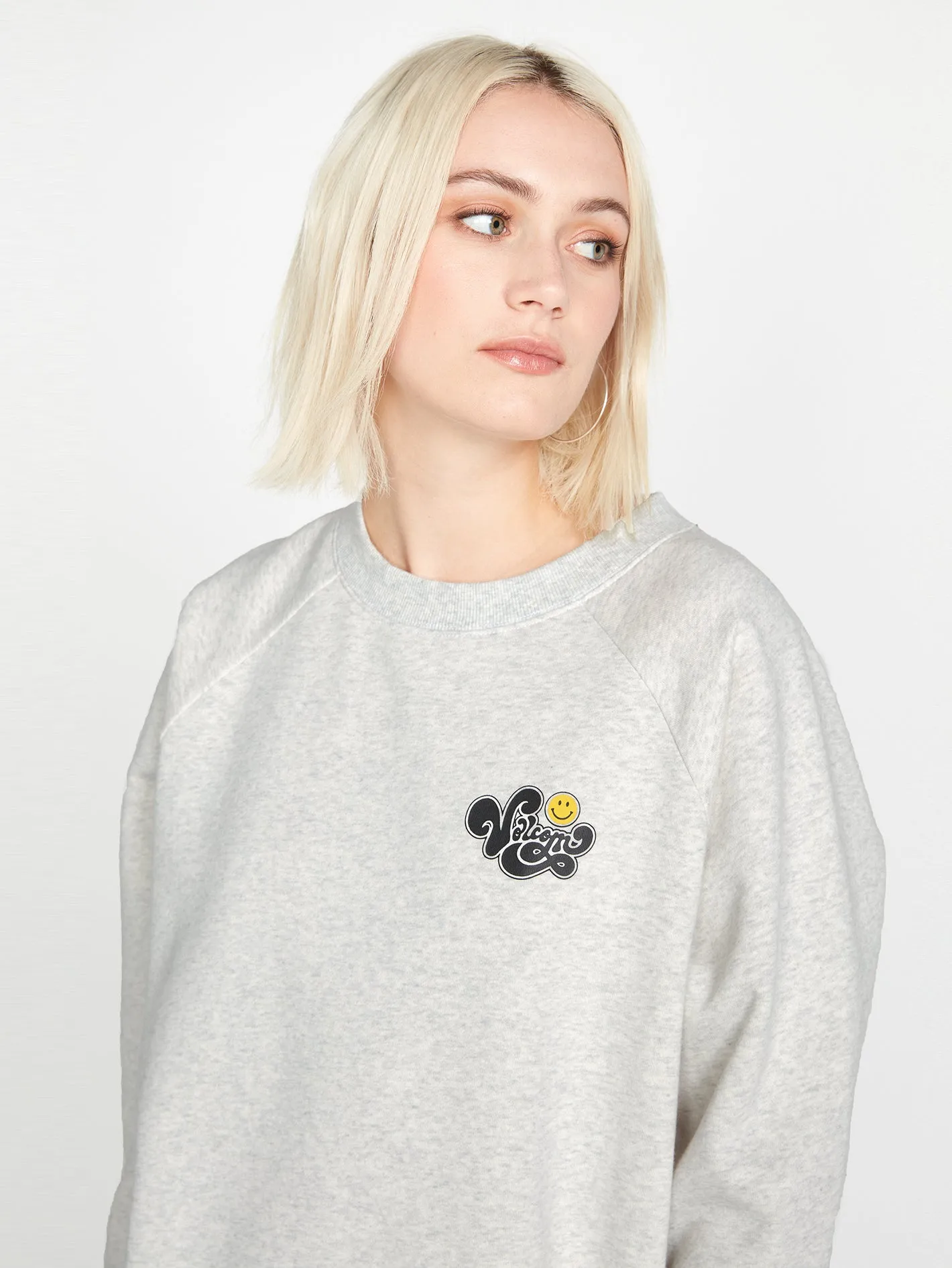 Stone Magic Boyfriend Sweatshirt - Light Grey