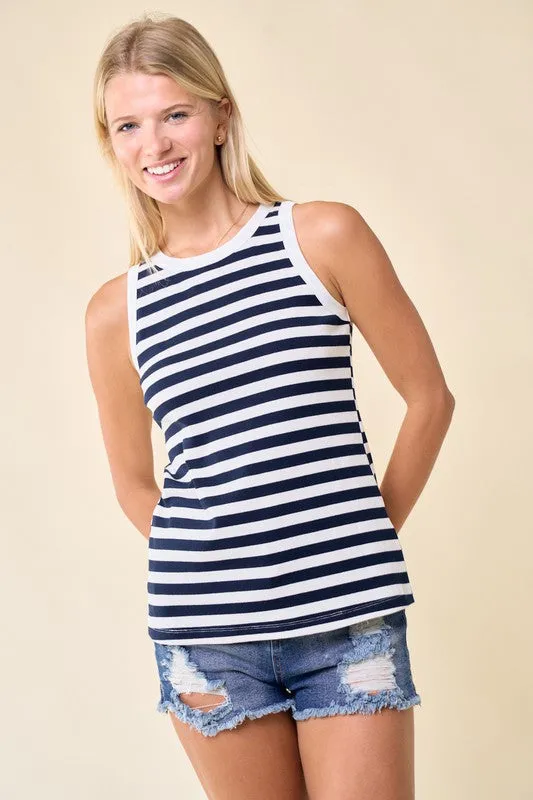 Striped Rib Tank