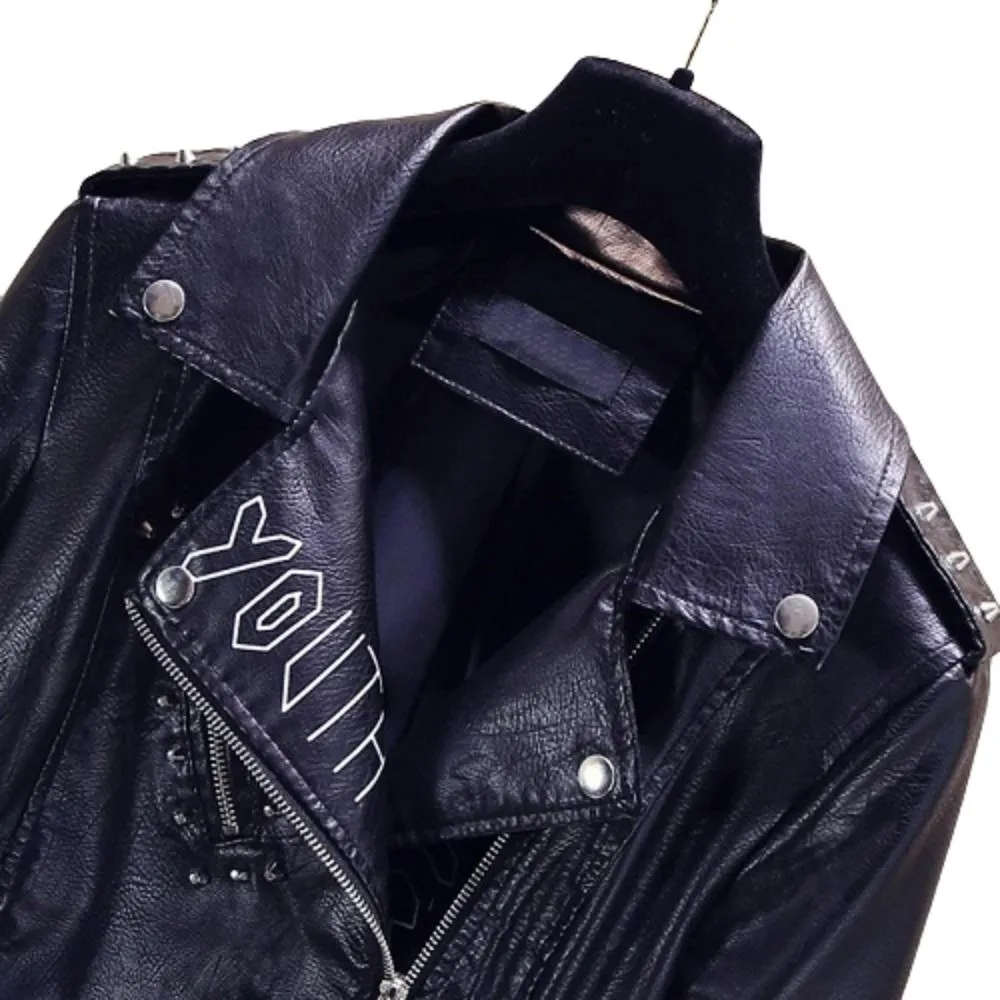 Struggle Leather Moto Jacket