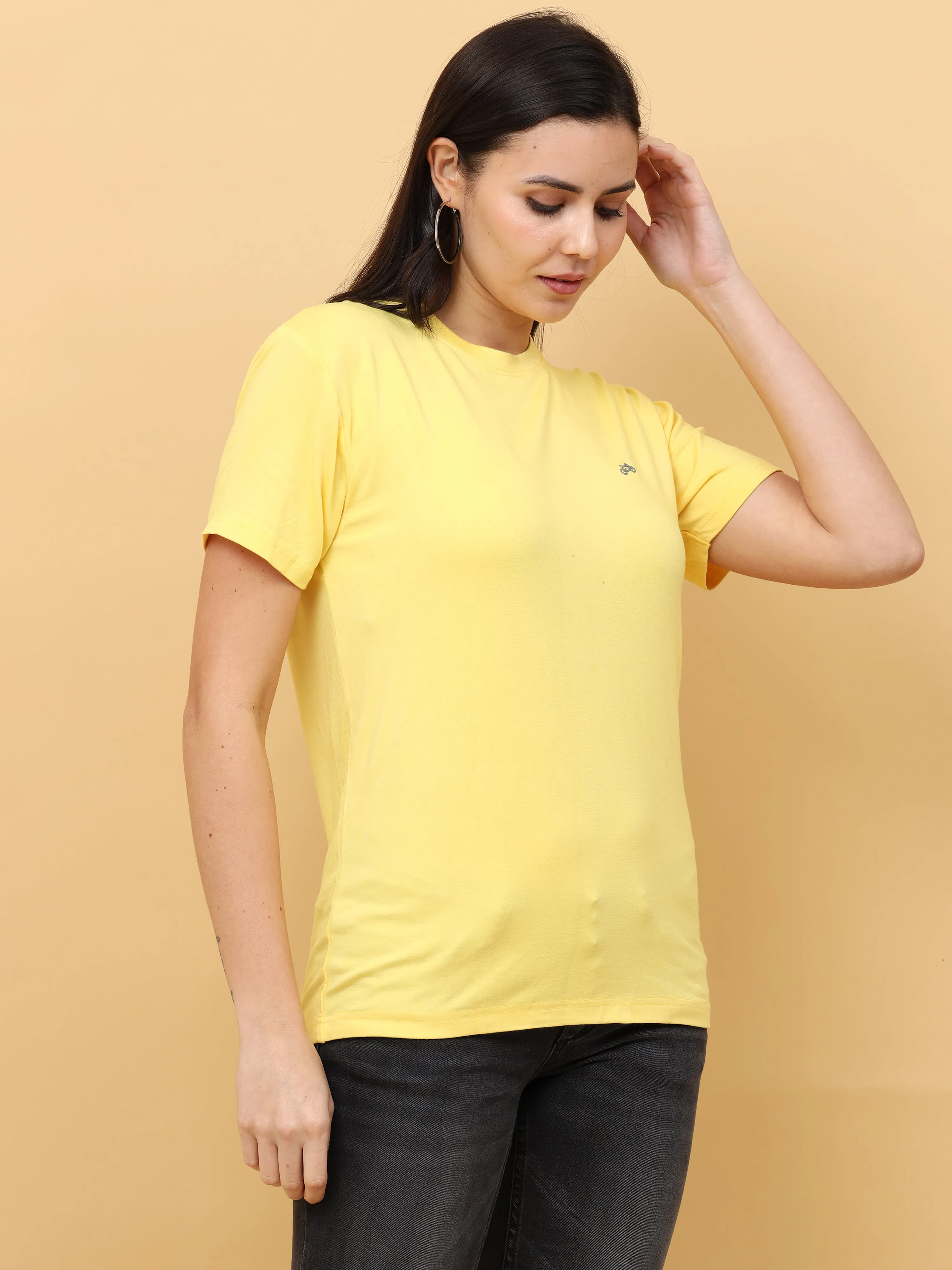 Sunshine Yellow Womens Bamboo Fabric T-Shirt