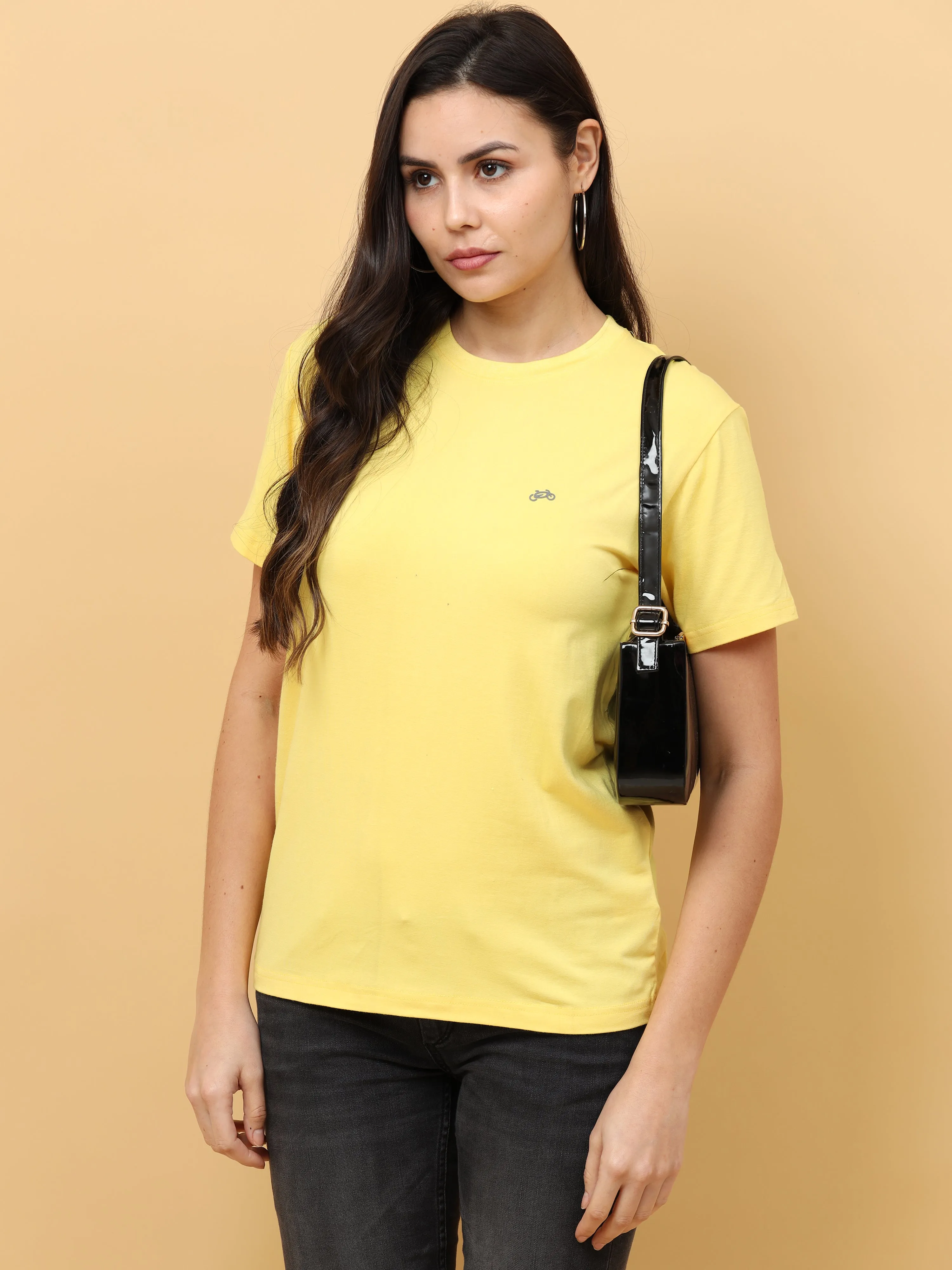 Sunshine Yellow Womens Bamboo Fabric T-Shirt