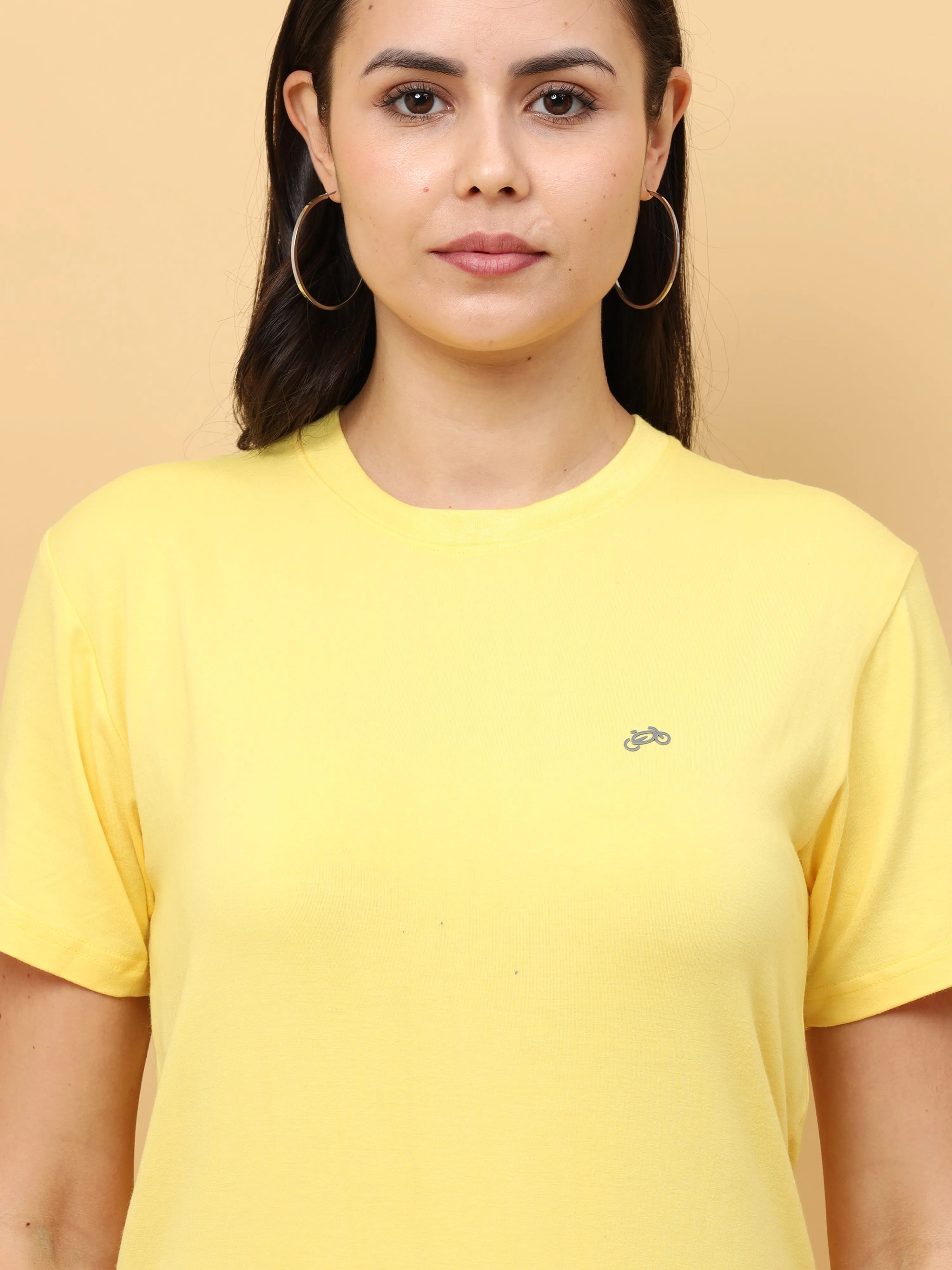 Sunshine Yellow Womens Bamboo Fabric T-Shirt