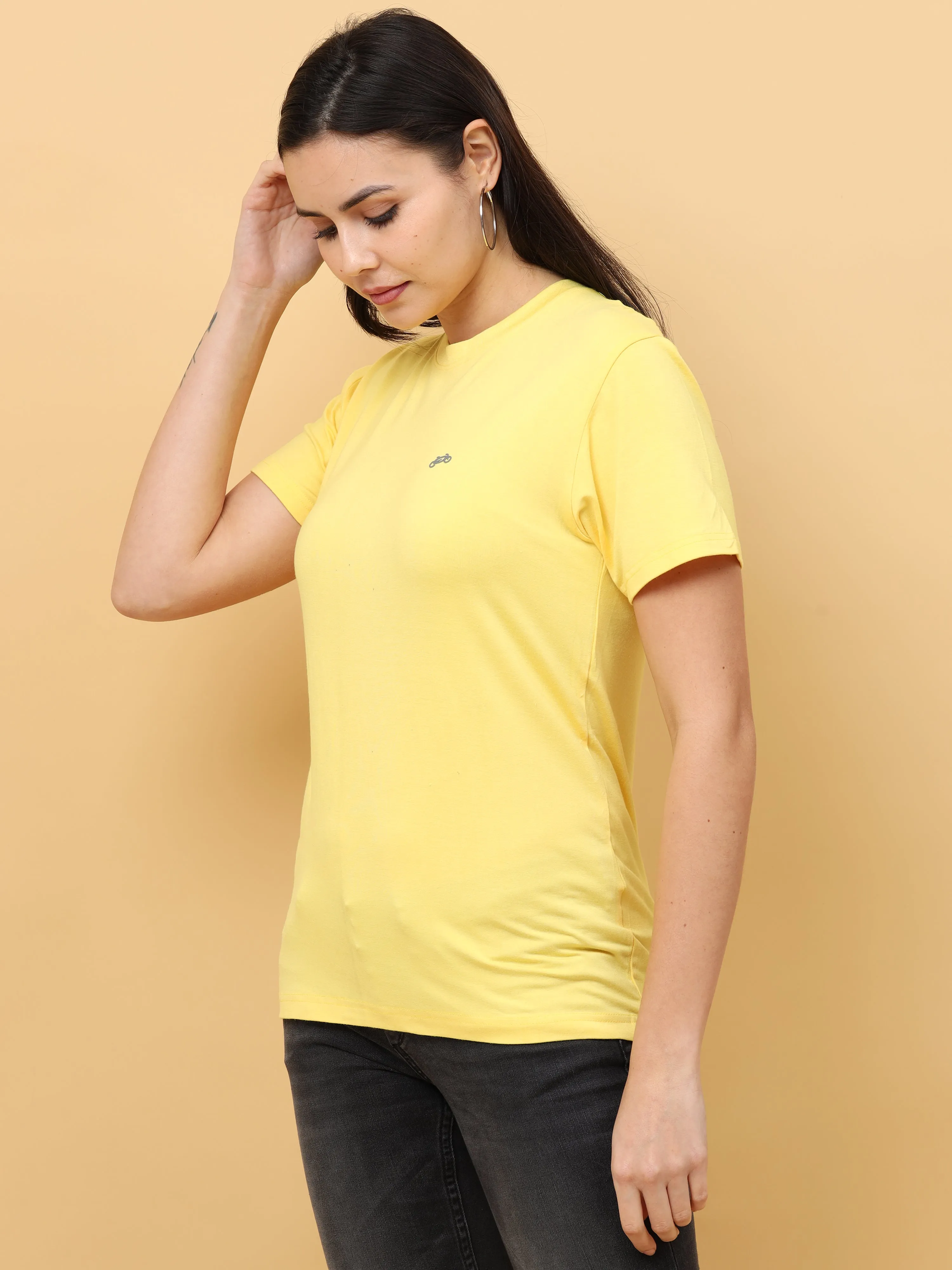 Sunshine Yellow Womens Bamboo Fabric T-Shirt