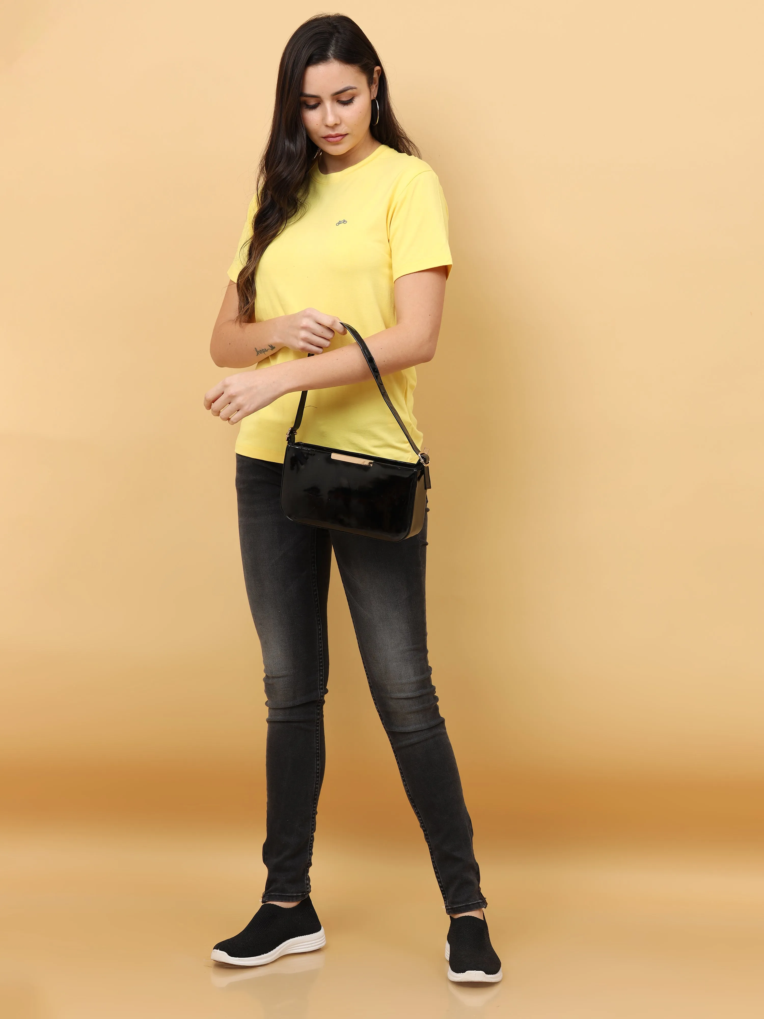 Sunshine Yellow Womens Bamboo Fabric T-Shirt