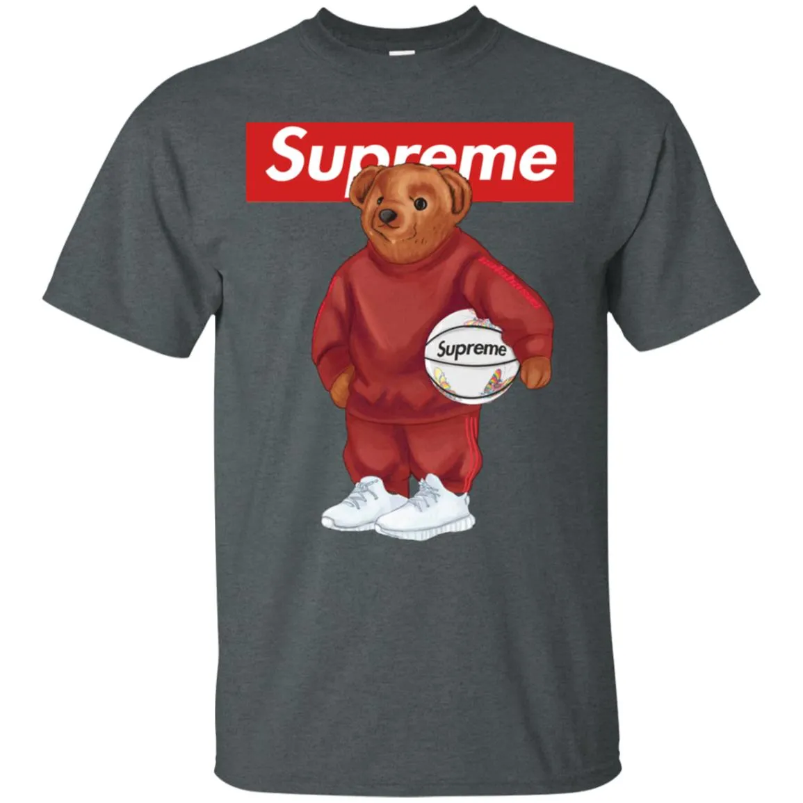 Supreme Bear Sport T-shirt Men Cotton T-Shirt