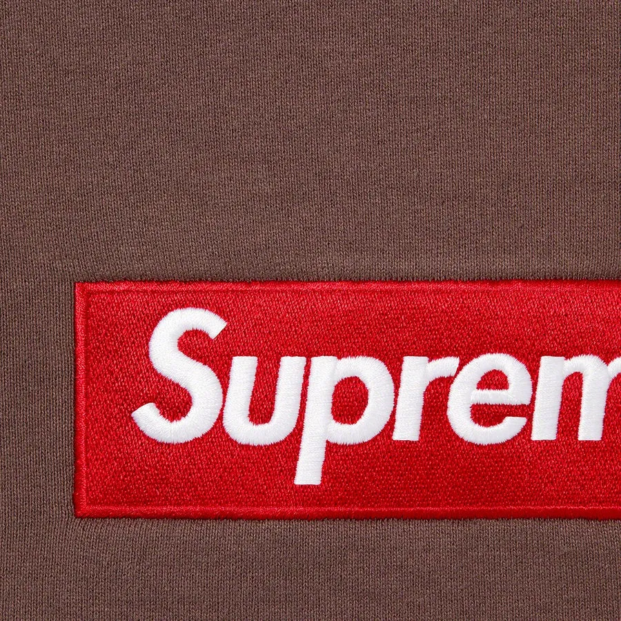 Supreme Box Logo Crewneck (FW22)- Brown