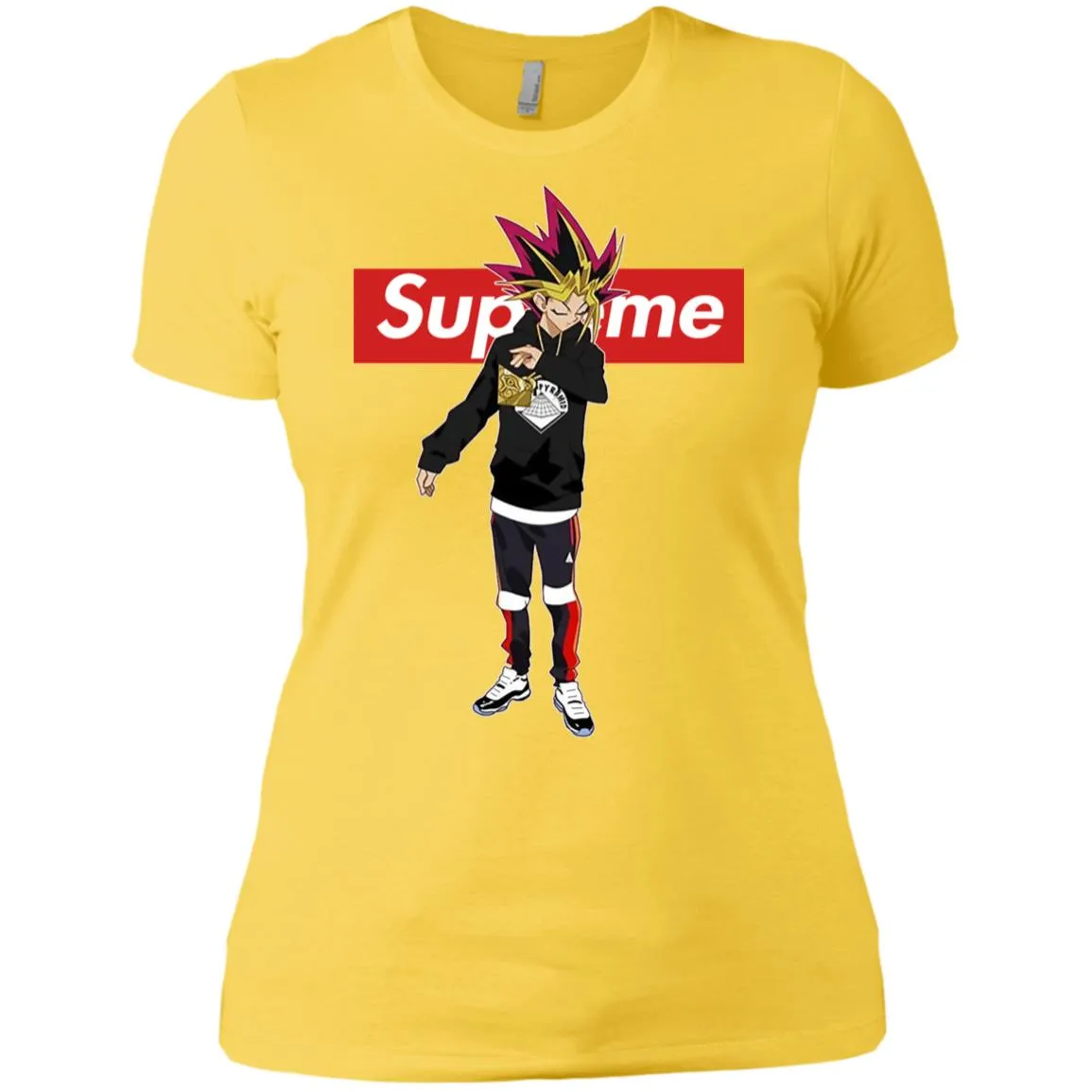 Supreme Yugi Mutou Game Yugioh T-shirt Women Cotton T-Shirt