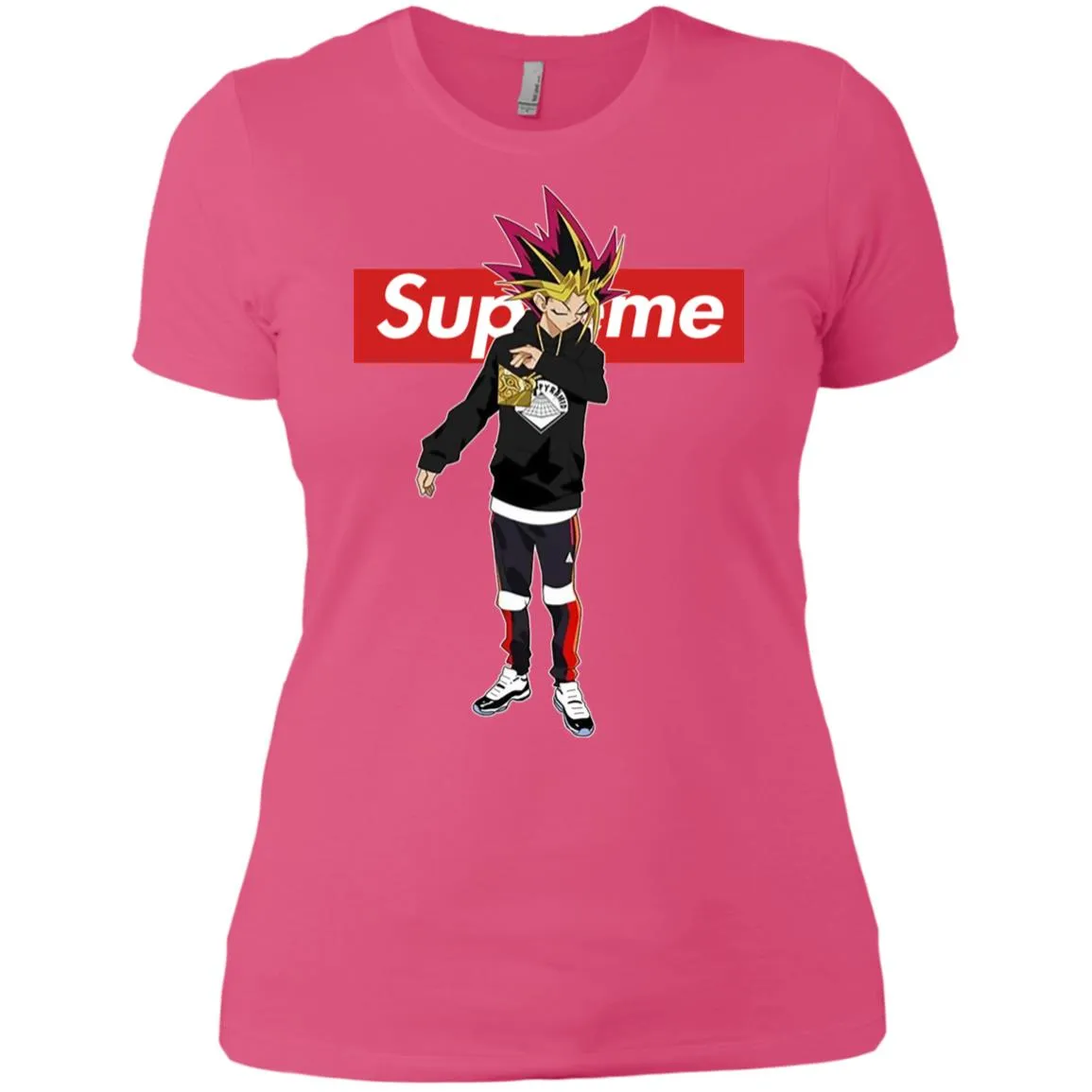 Supreme Yugi Mutou Game Yugioh T-shirt Women Cotton T-Shirt