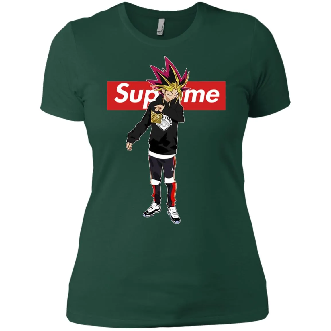 Supreme Yugi Mutou Game Yugioh T-shirt Women Cotton T-Shirt