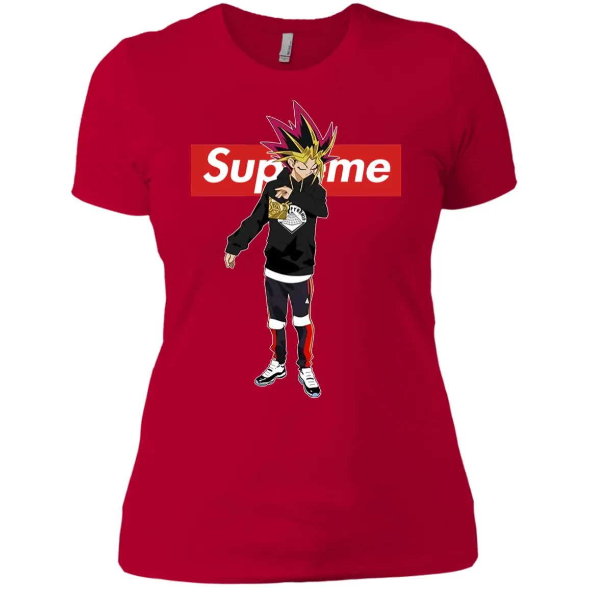 Supreme Yugi Mutou Game Yugioh T-shirt Women Cotton T-Shirt