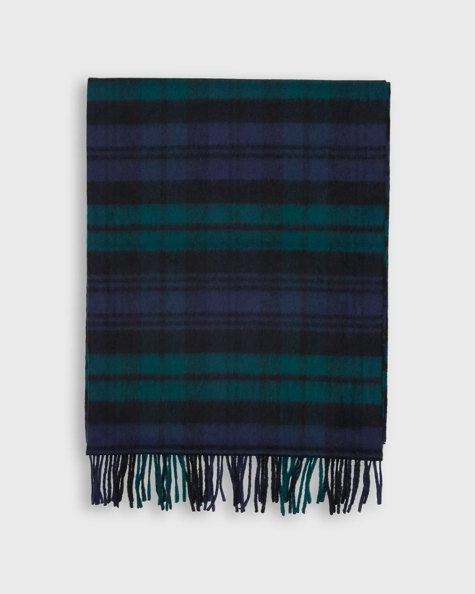 Tartan Merino Scarf in Blackwatch