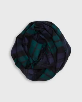 Tartan Merino Scarf in Blackwatch