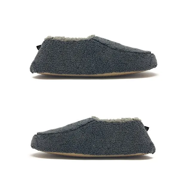 TEEK - Sherpa Black - Mens House Slippers