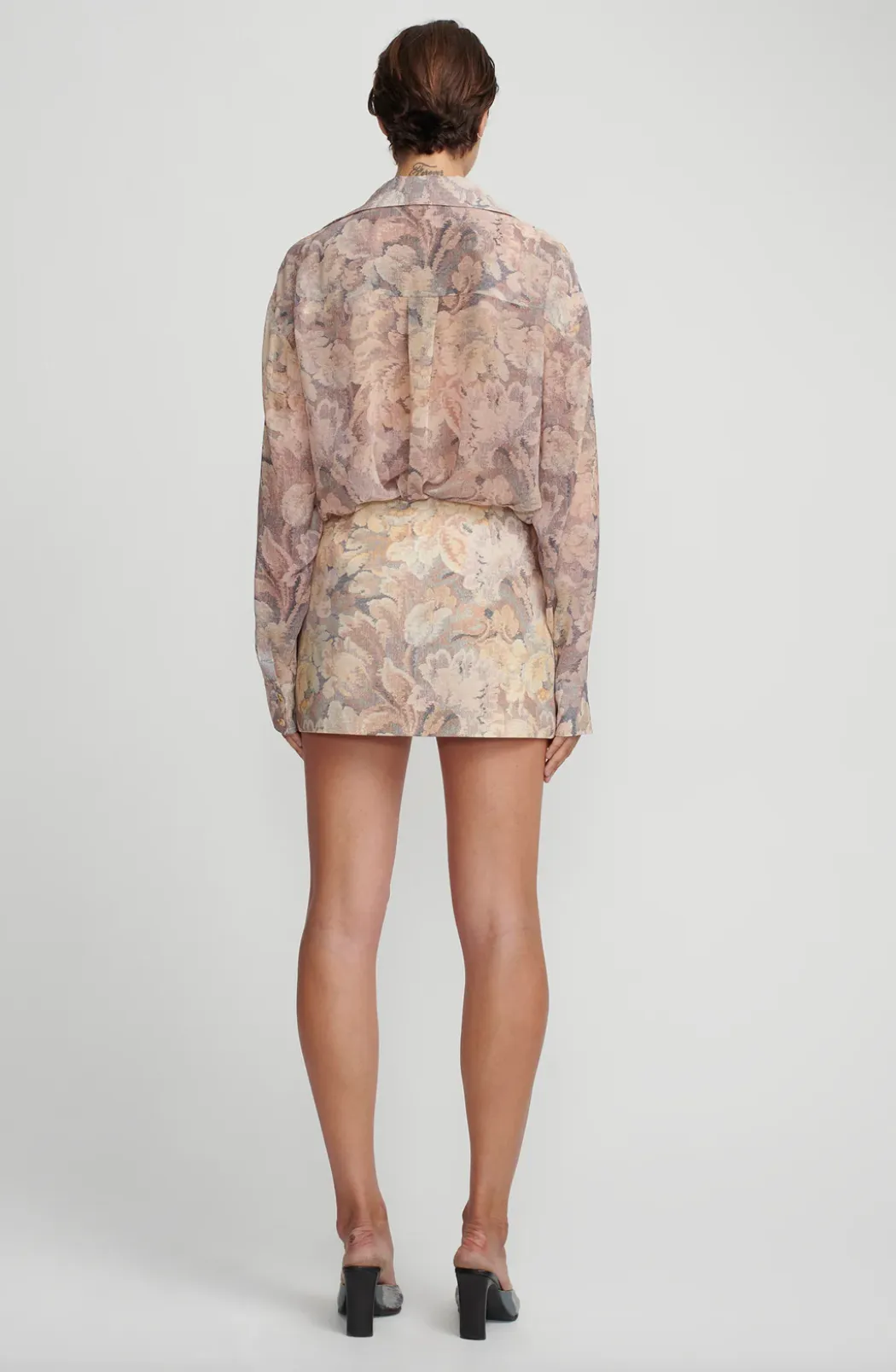 TELLER MINI SKIRT ANTIQUE FLORAL