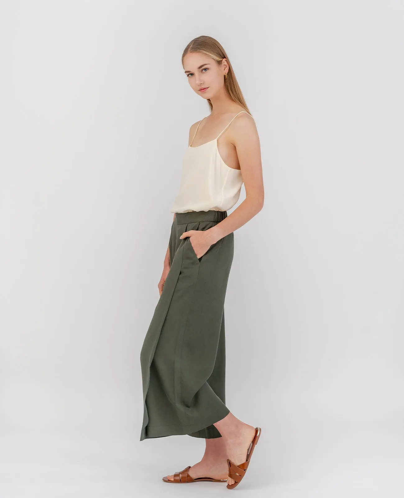 Tencel Split Front Culotte