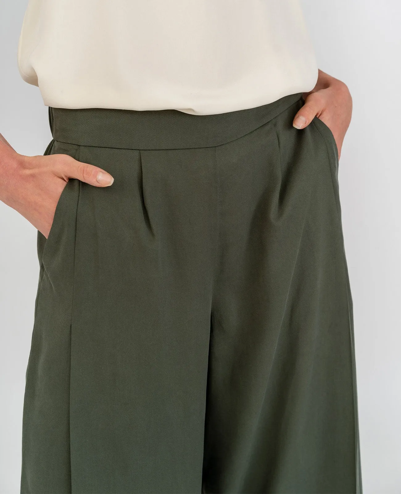 Tencel Split Front Culotte