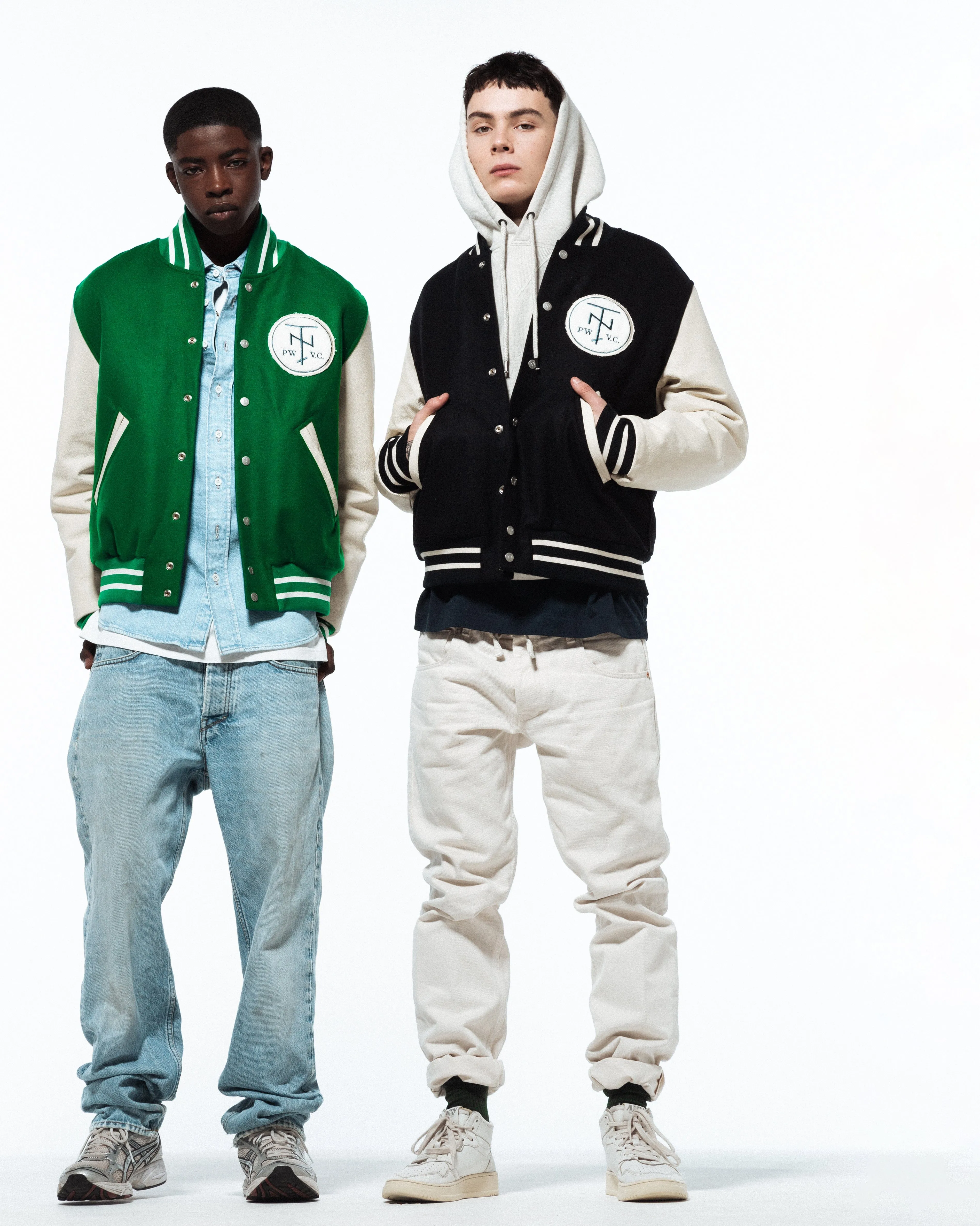 Tenue. x Private White V.C. Varsity Jacket Forest Green