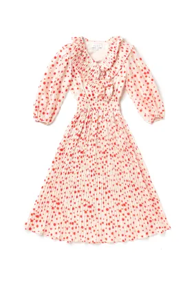 The Blanche Dress - Flocking Dot