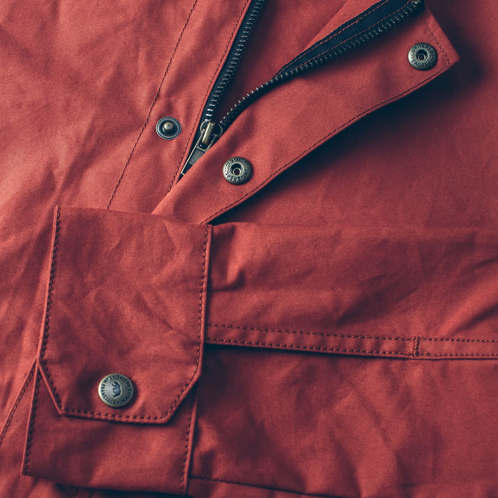 The Bomber Jacket in Rust