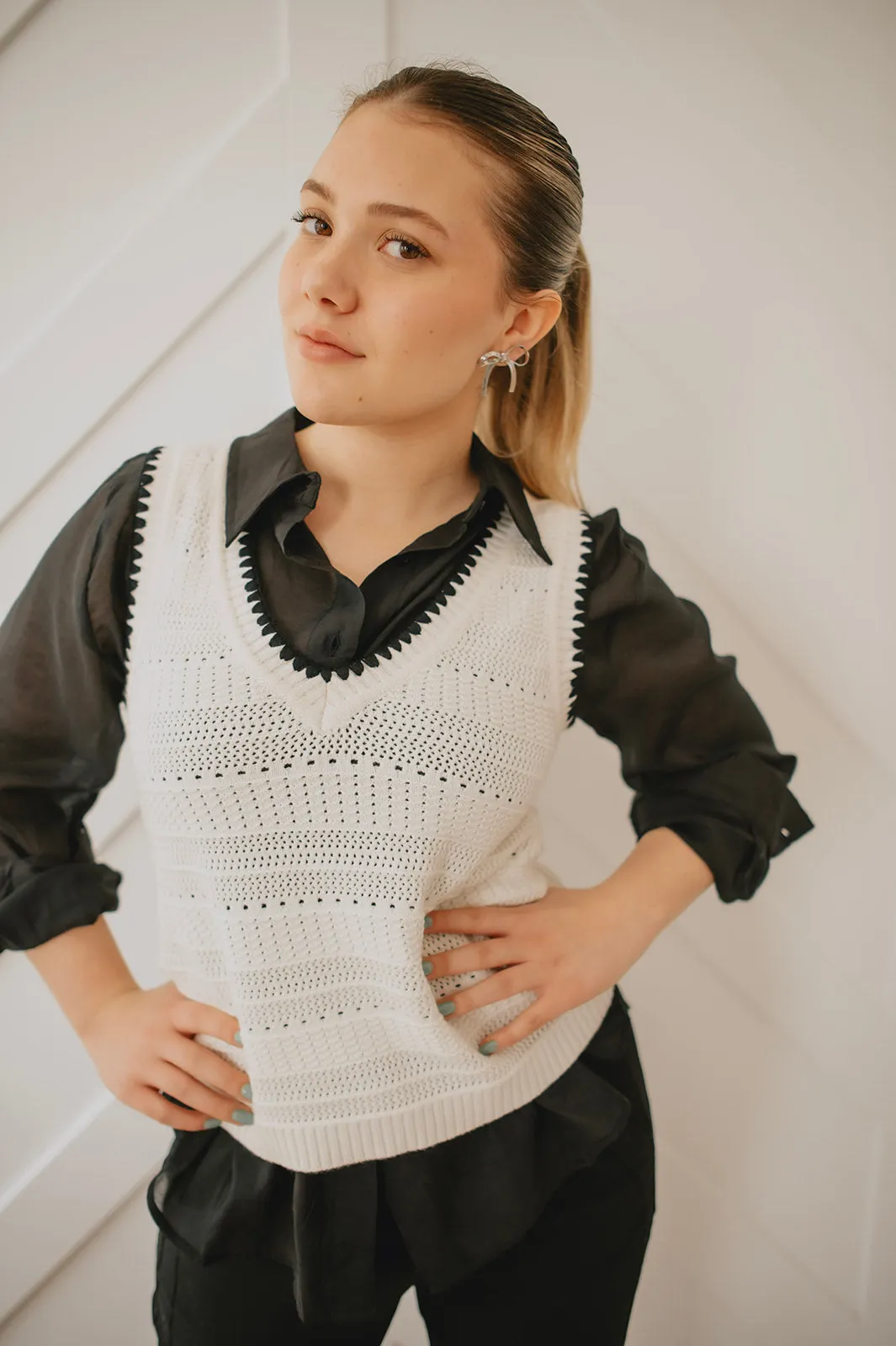 The Verena Vest by Heartloom - Ecru