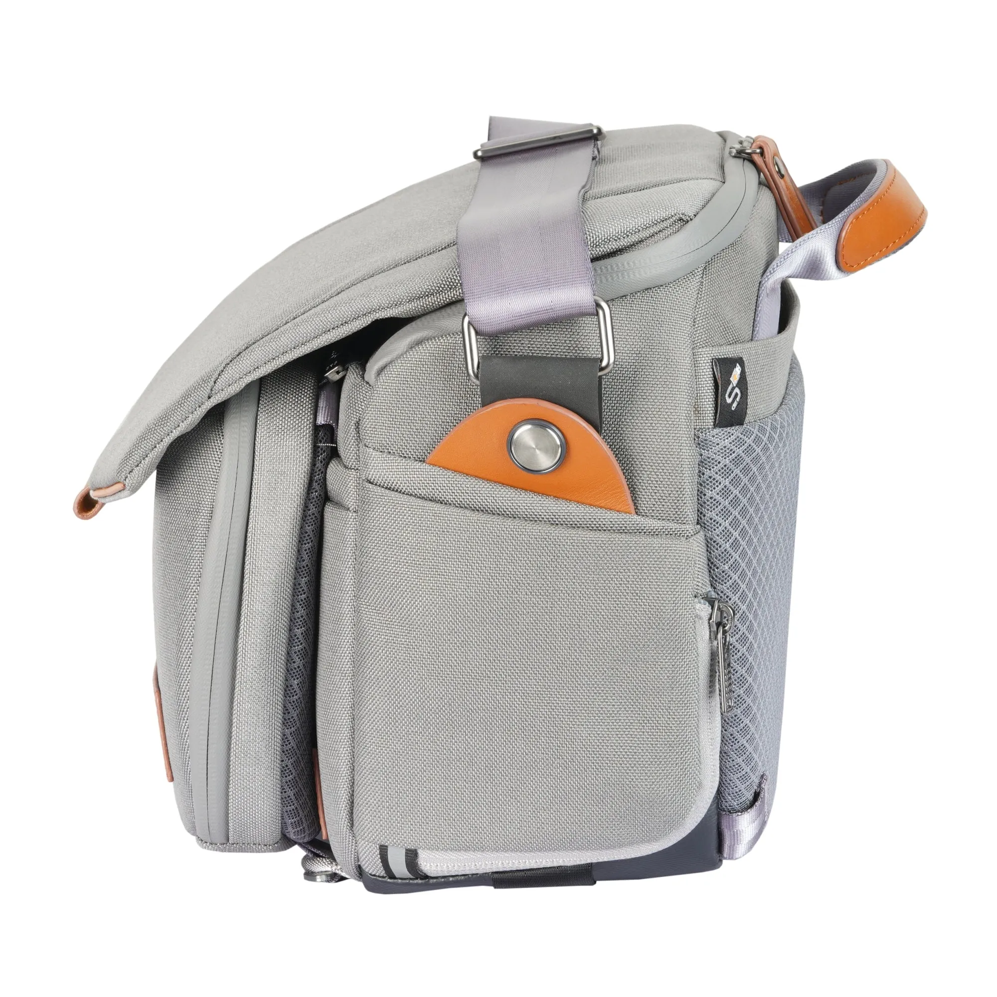 VEO City S30 Grey Shoulder Bag - 8 Litres