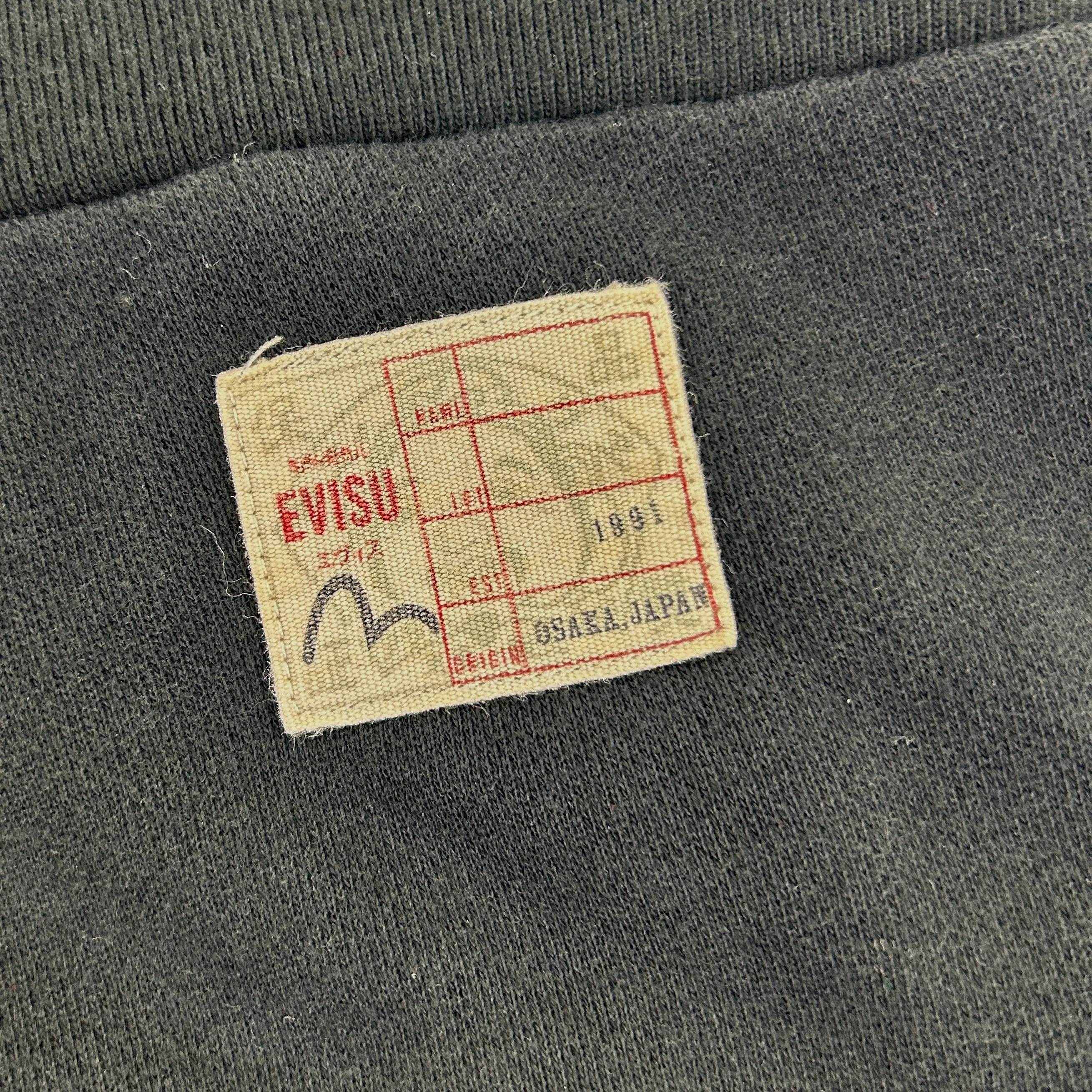 Vintage Evisu Double Gull Sweatpants Size L