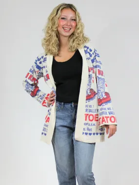 Vintage Print Duster Jacket