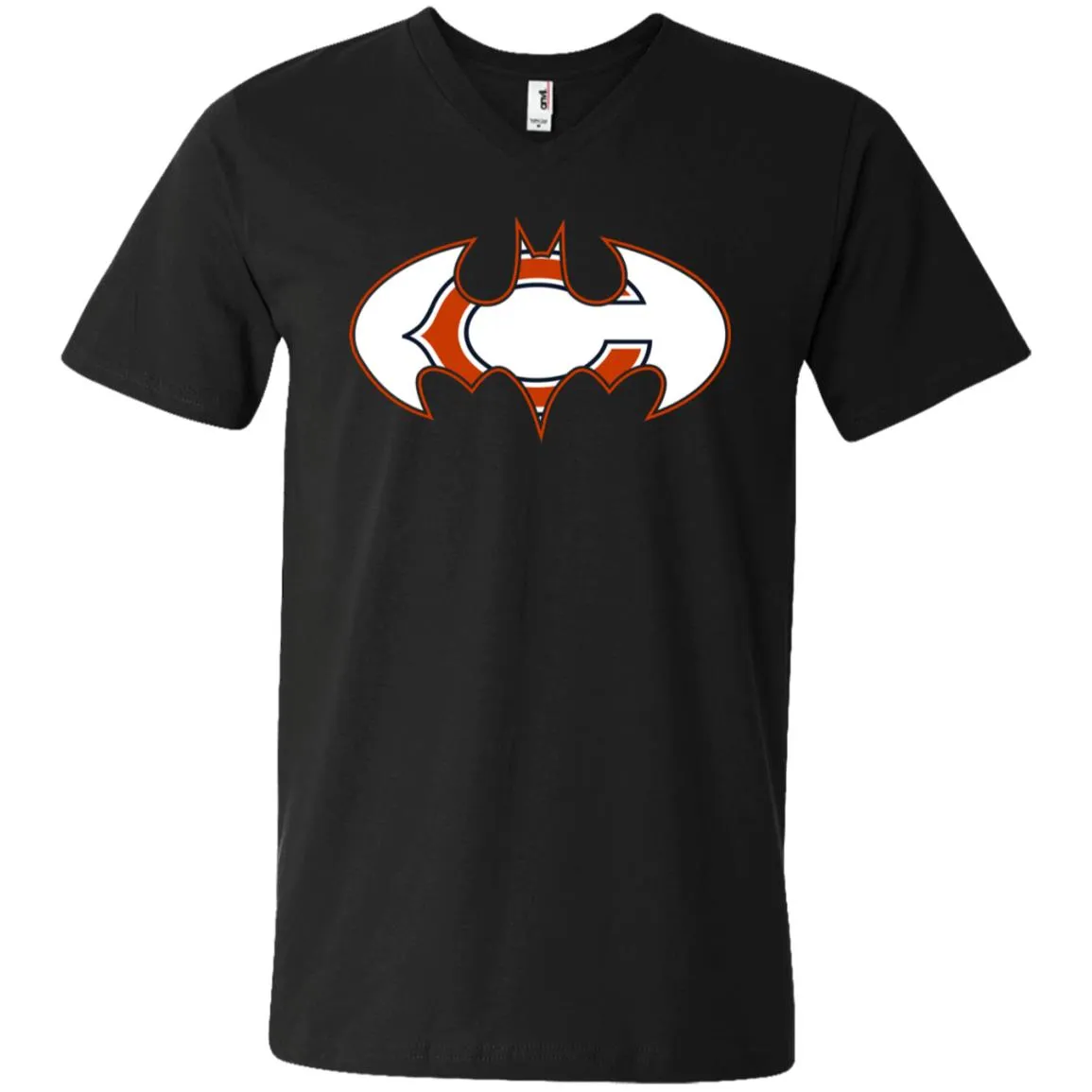 We Are The Chicago Bears Batman Nfl Mashup Men V-Neck T-Shirt