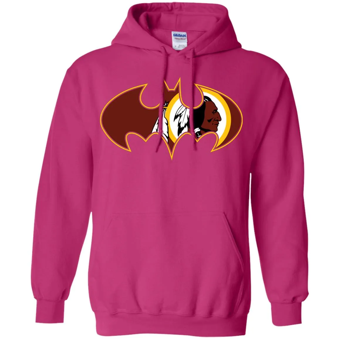 We Are The Washington Redskins Batman Nfl Mashup Pullover Hoodie Sweatshirt