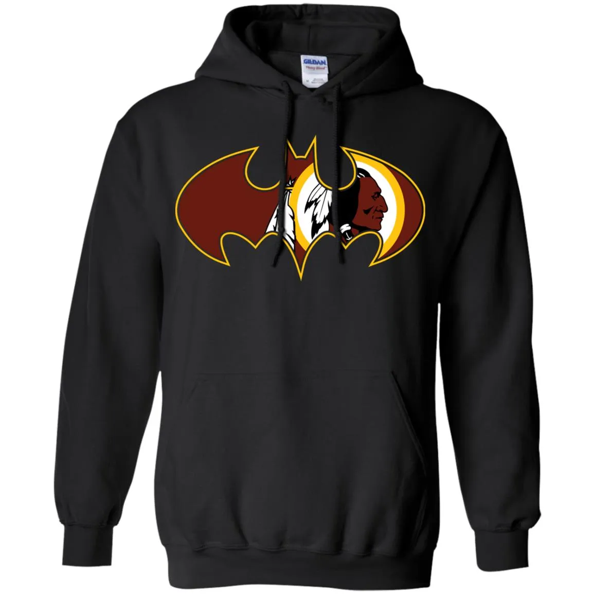 We Are The Washington Redskins Batman Nfl Mashup Pullover Hoodie Sweatshirt