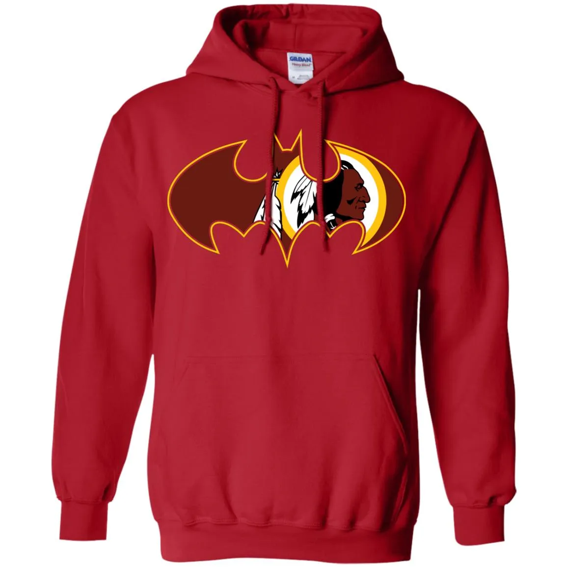 We Are The Washington Redskins Batman Nfl Mashup Pullover Hoodie Sweatshirt