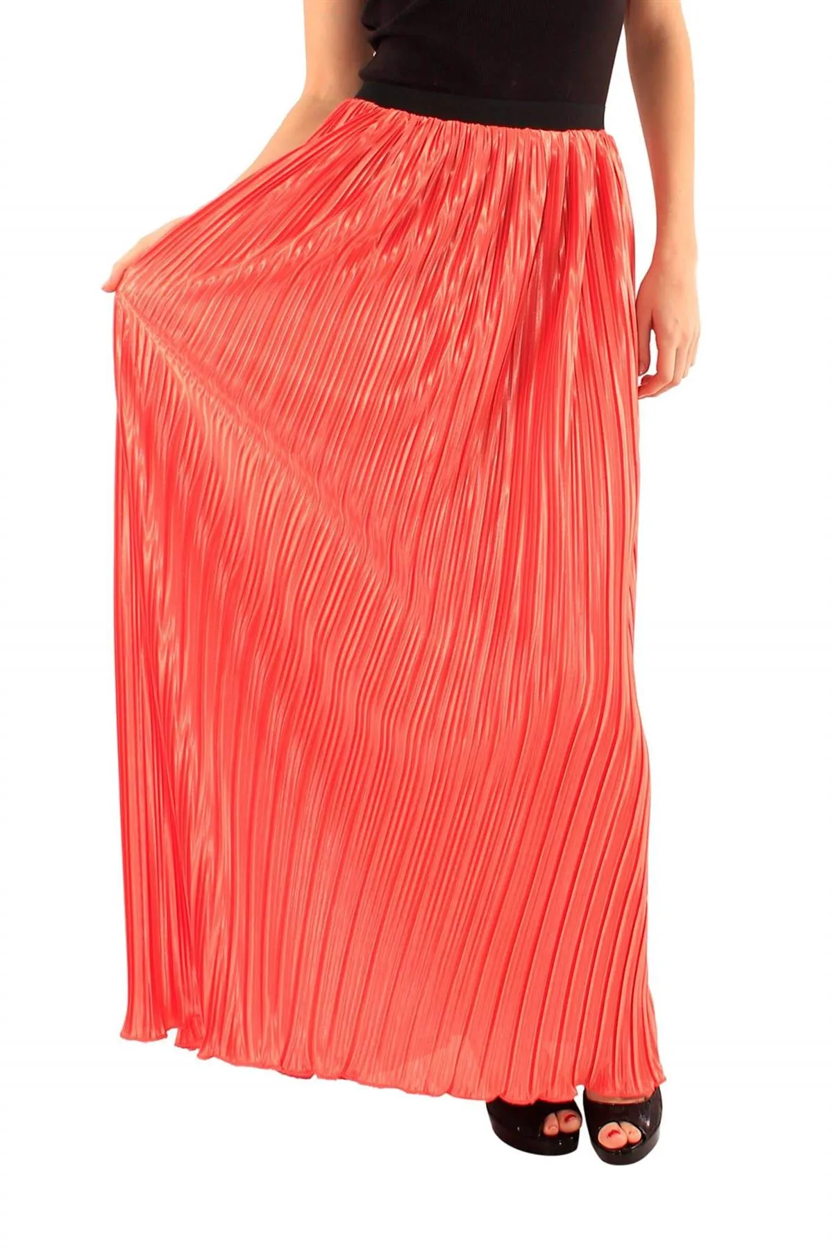 Women Pleated Maxi Skirt Amalia - S/M