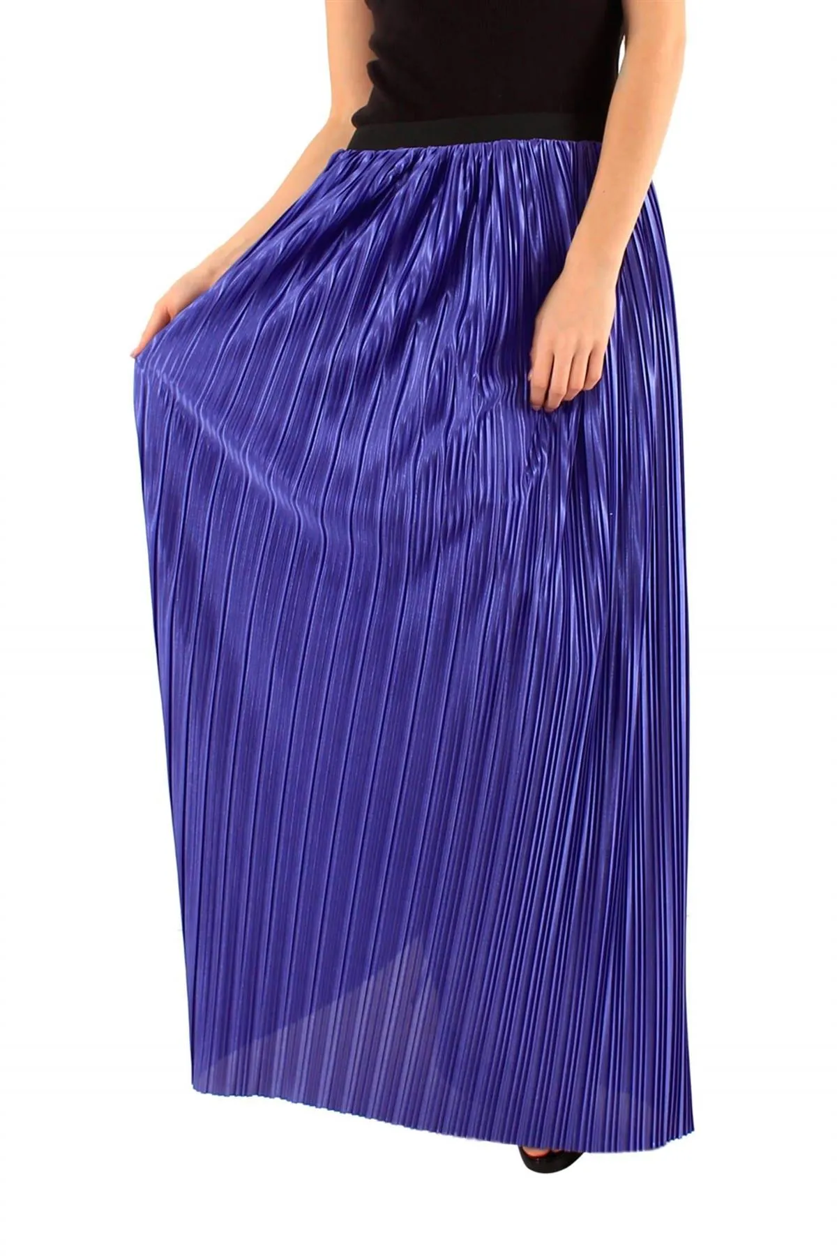 Women Pleated Maxi Skirt Amalia - S/M