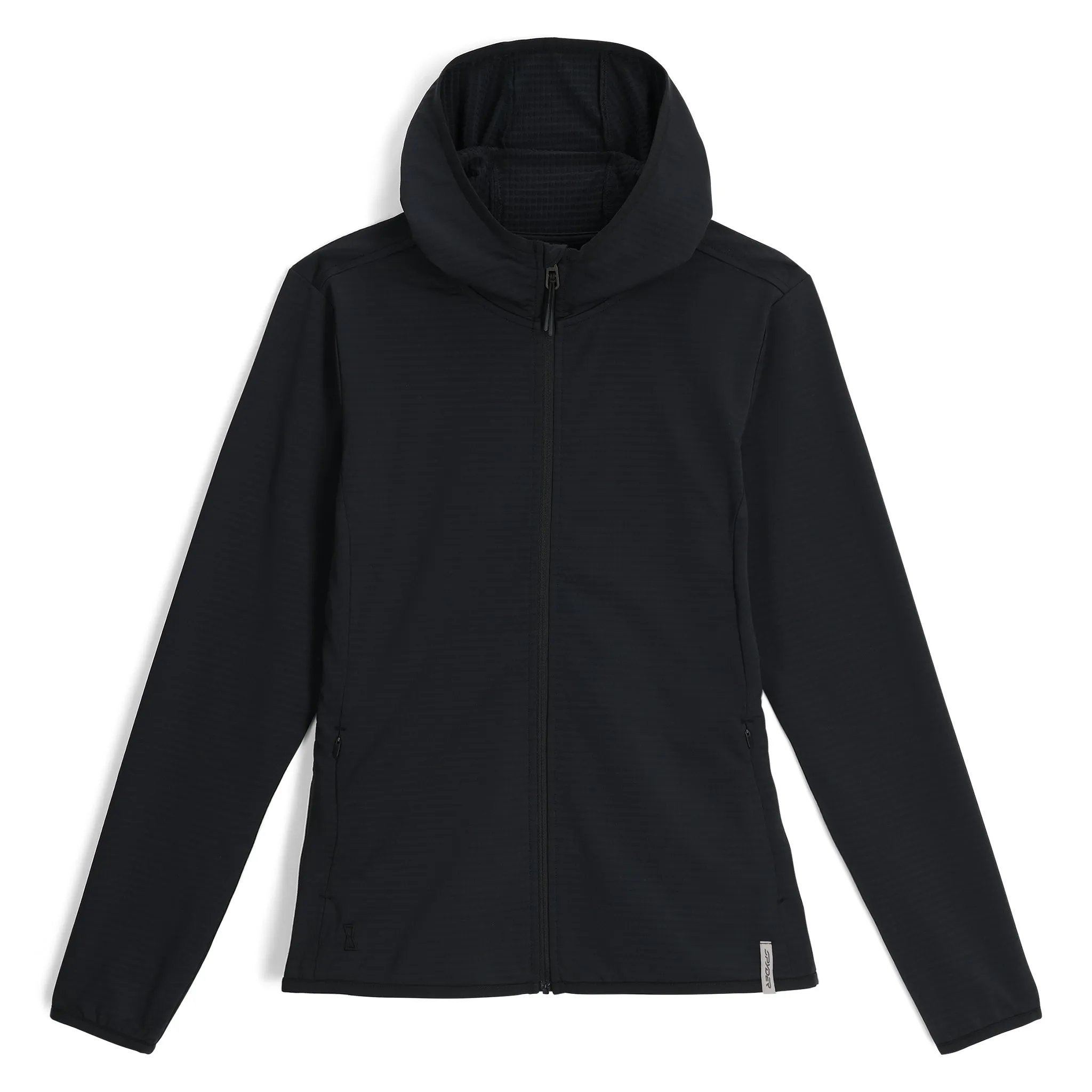 Womens Gridweb Hoodie - Black