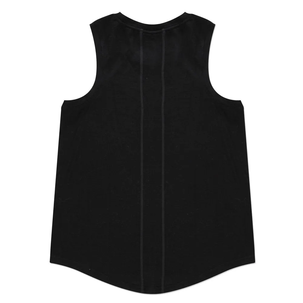 Women's Merino Wool Tank Top with Crew Neck