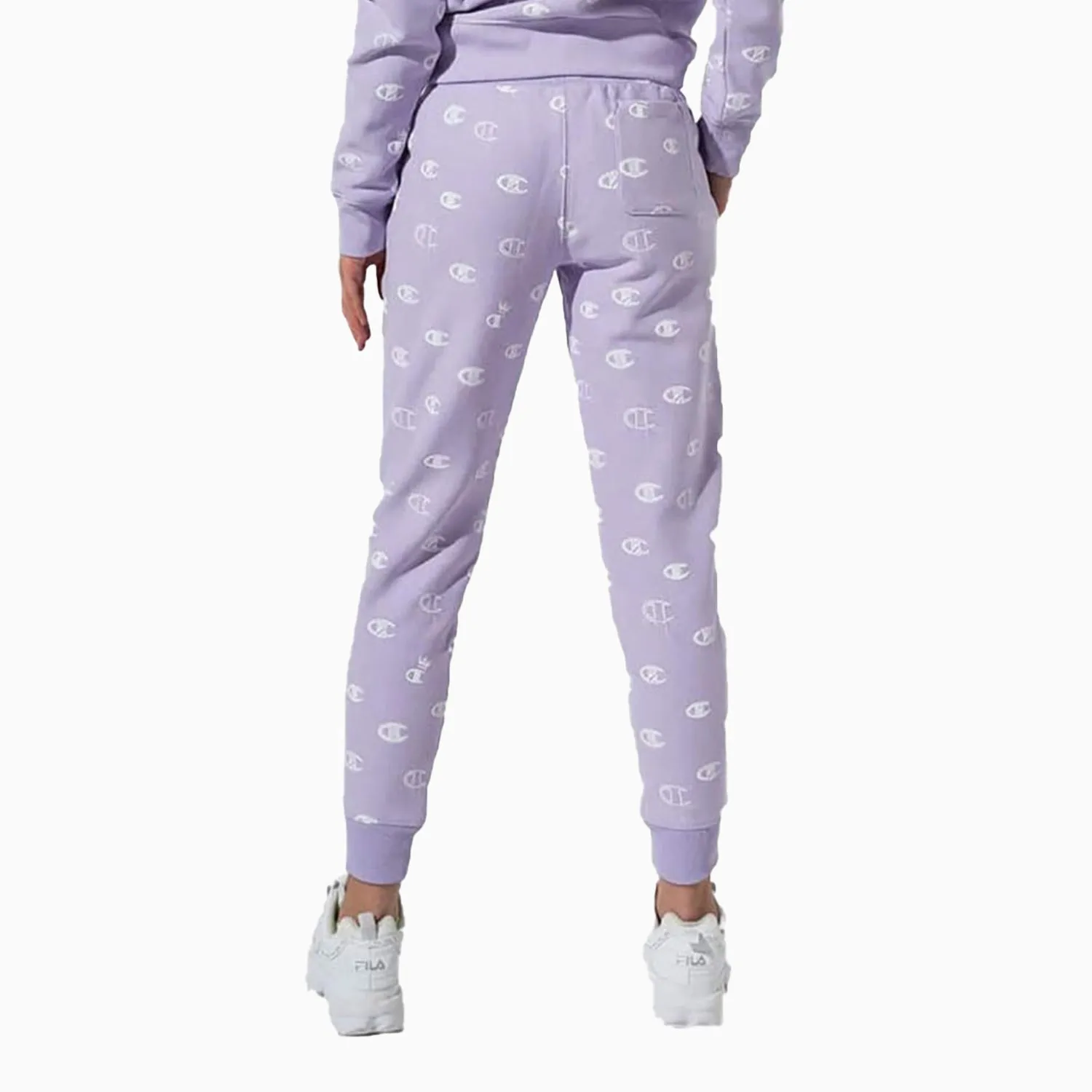 Women's Reverse Weave All Over Print Sweat Pant