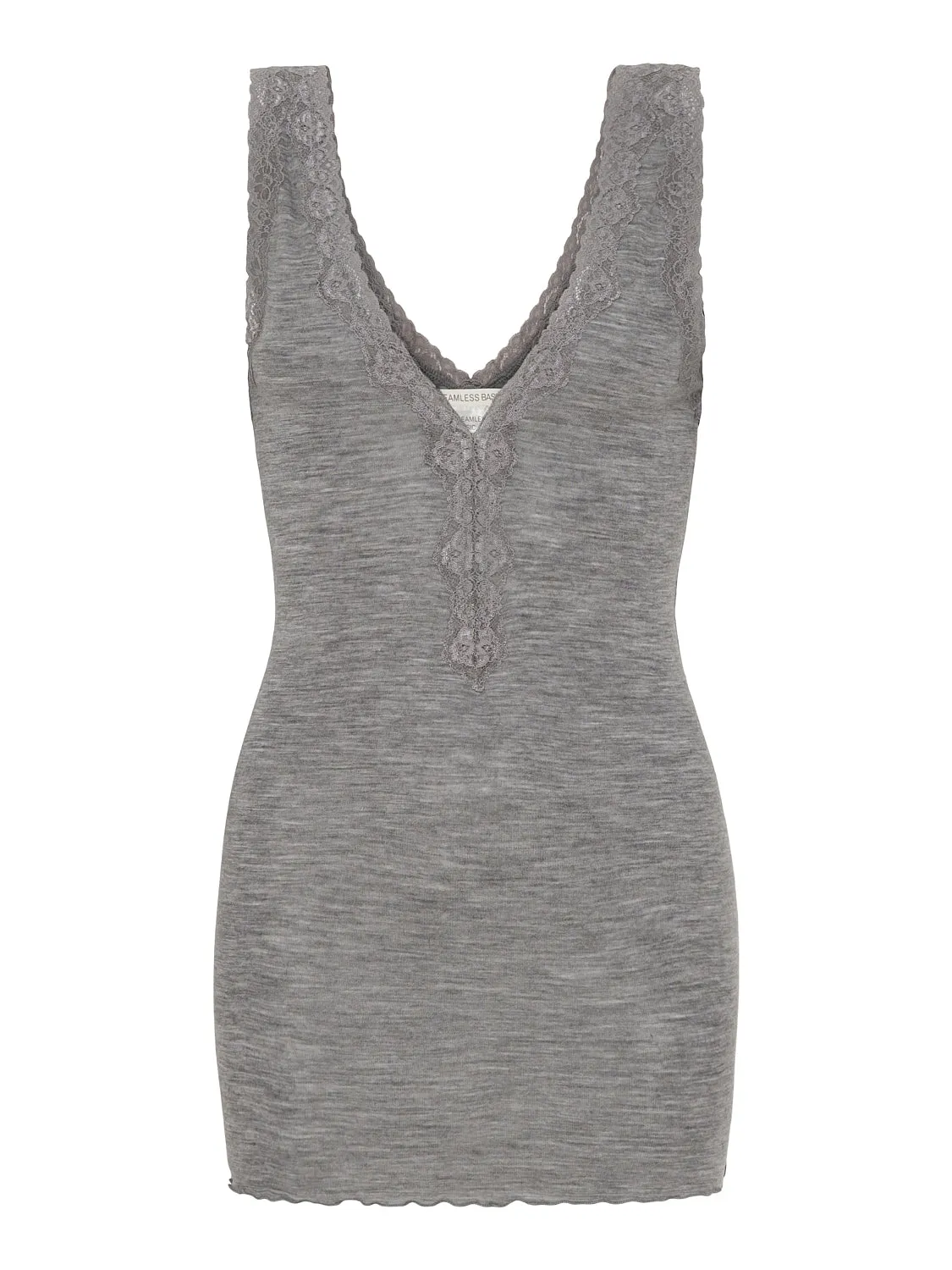 Woolen Lacey | Merino wool - Grey Melange