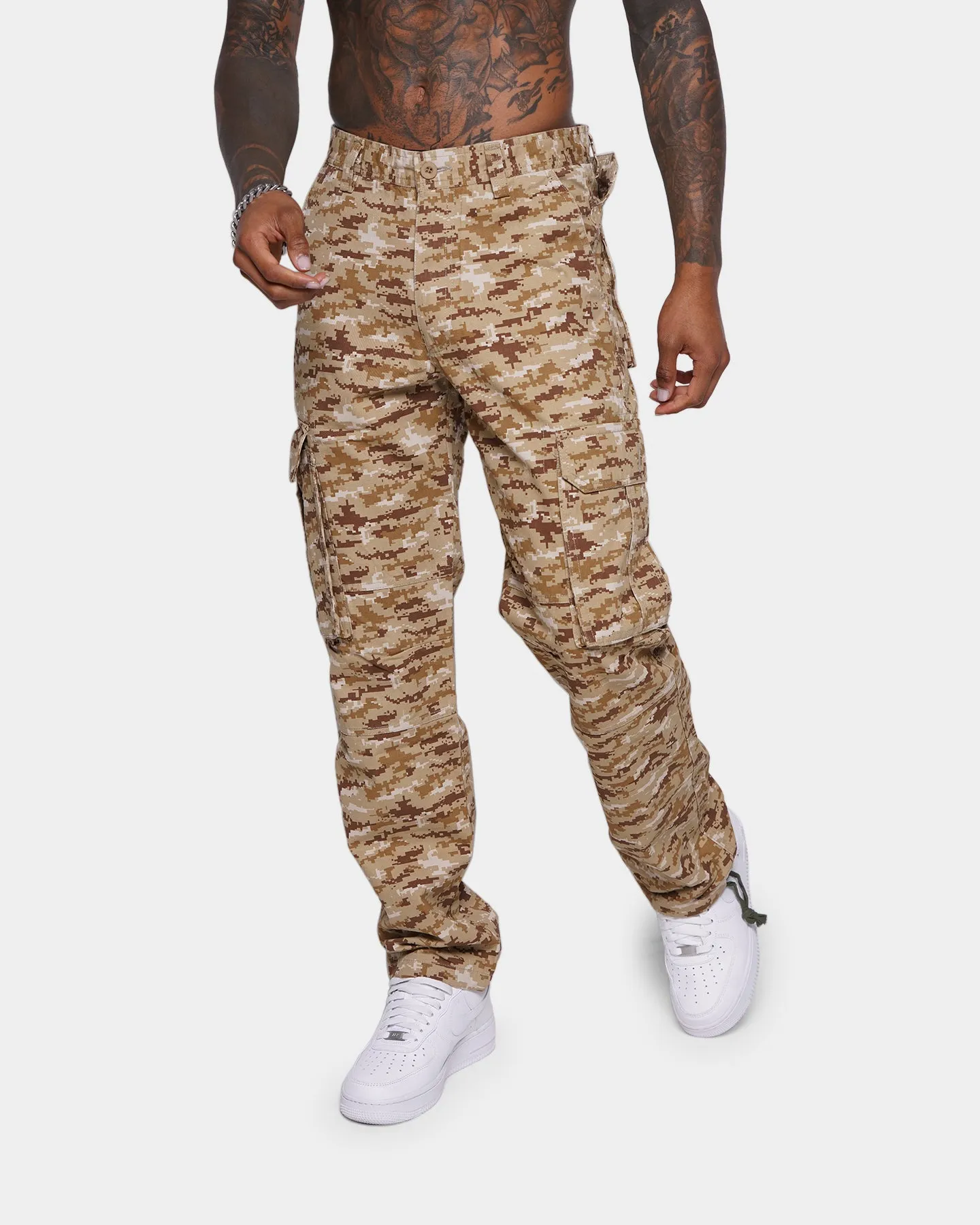 XXIII Camuffare Camo Cargo Pants Desert Camo